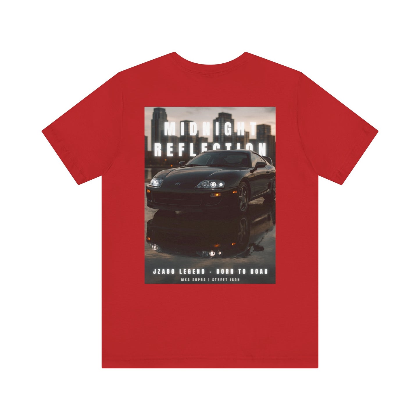Midnight Reflection Unisex Tee, Casual Streetwear, Car Lovers Gift, Graphic T-Shirt, Everyday Wear, Urban Outfit