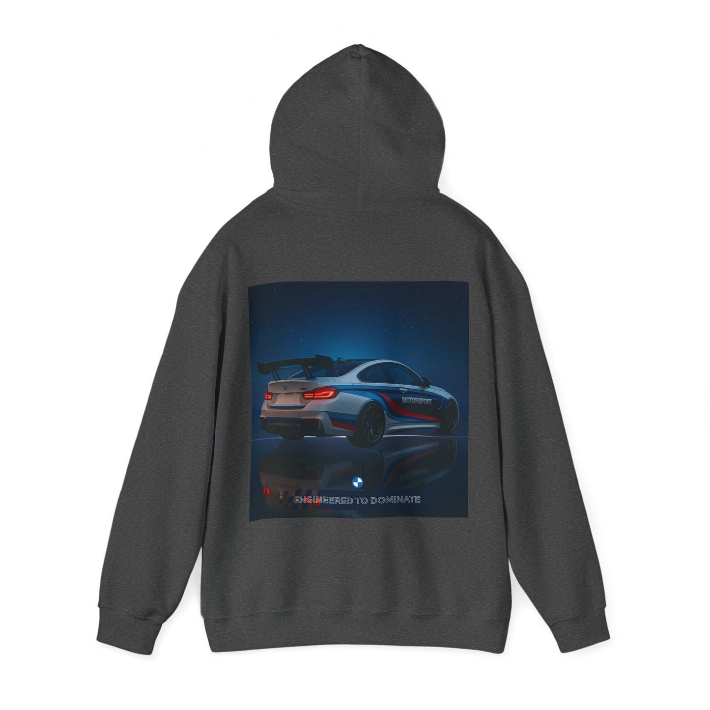 Engineered to Dominate Racing Hoodie - Unisex Heavy Blend Sweatshirt for Car Enthusiasts