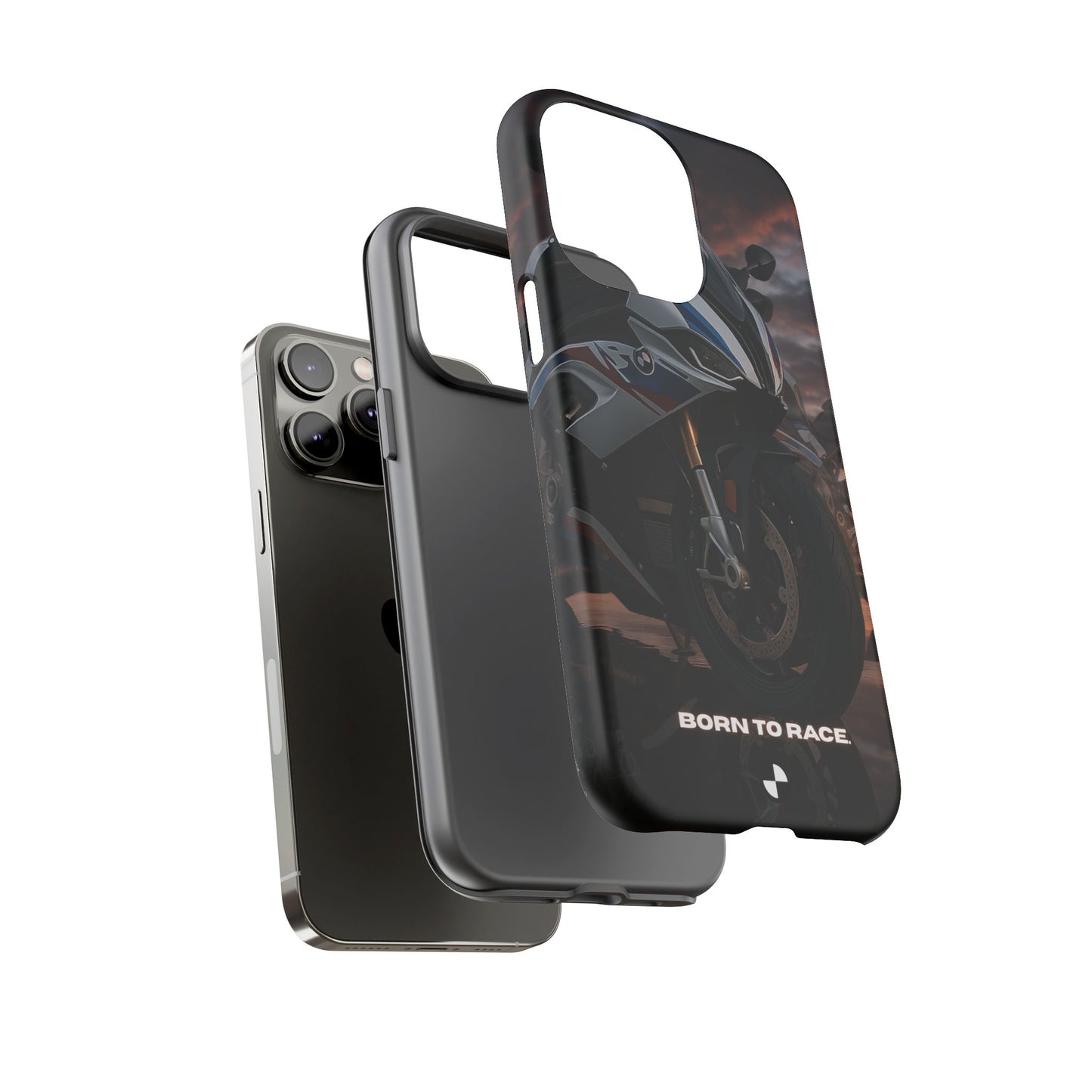 Coque de téléphone pour moto BMW – Design Born to Race