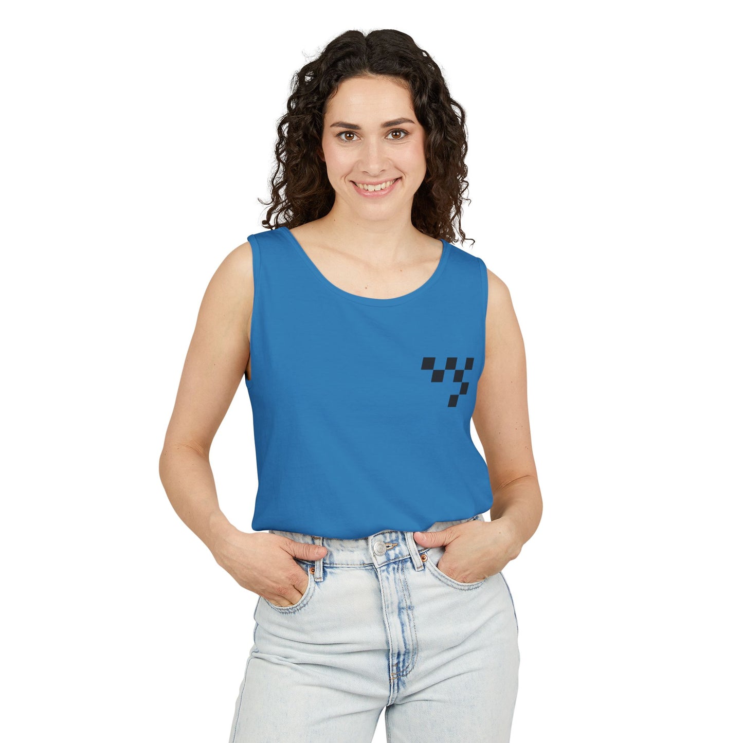 Racing Stututu Car - Unisex Garment-Dyed Tank Top