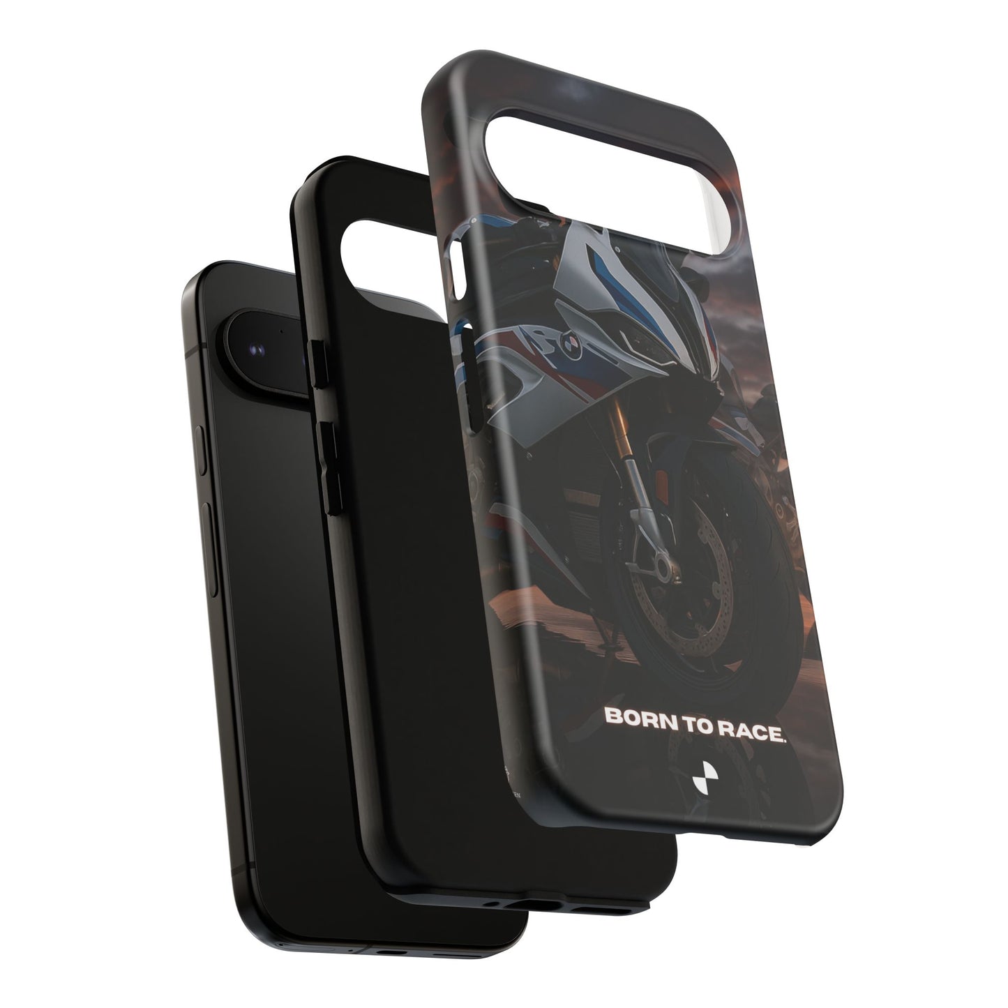 Coque de téléphone pour moto BMW – Design Born to Race