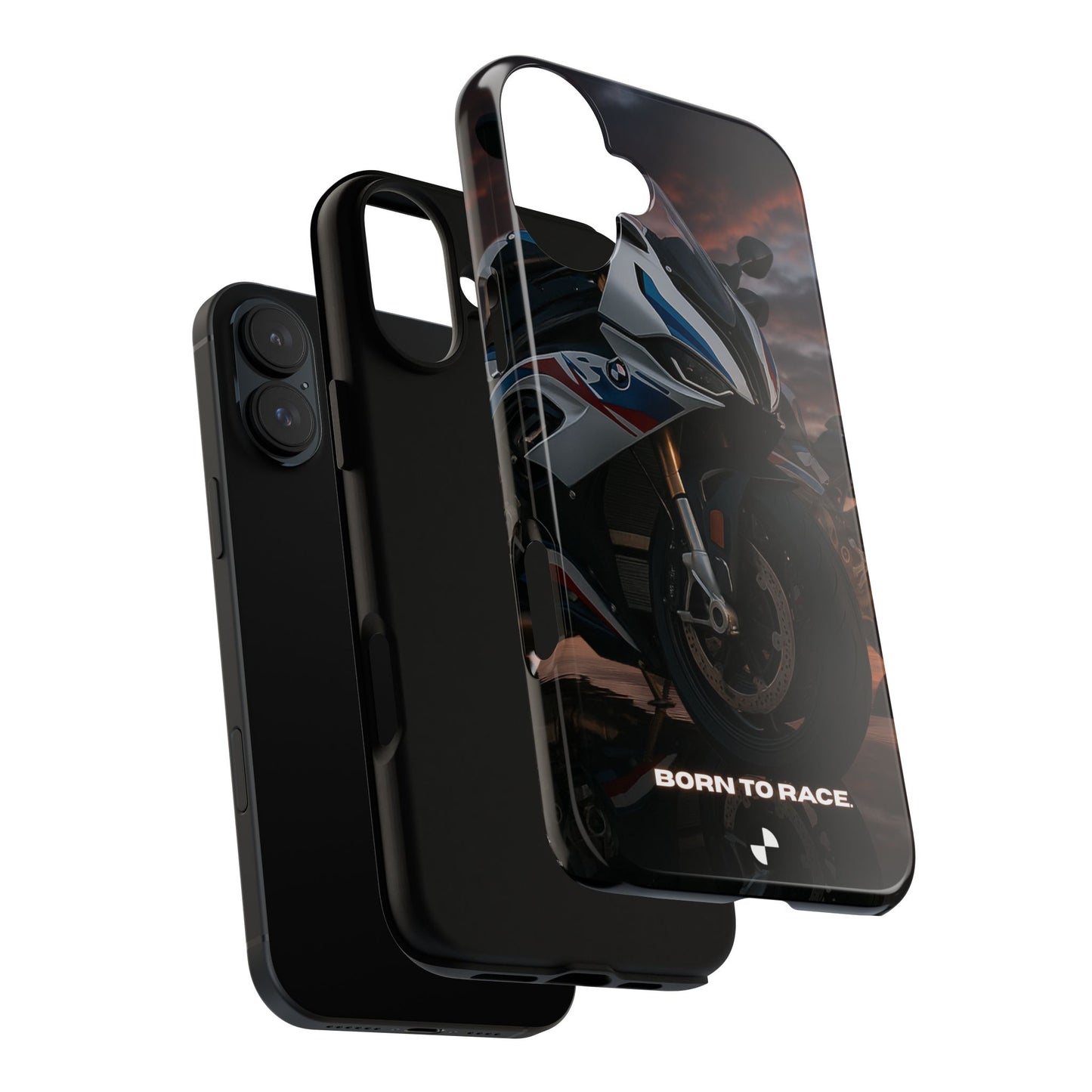 Coque de téléphone pour moto BMW – Design Born to Race