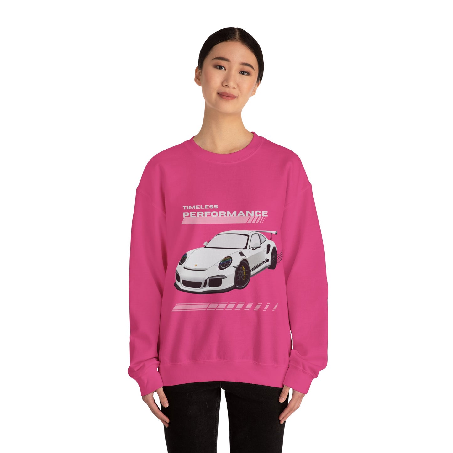 Timeless Performance Sweatshirt, Racing Apparel, Car Enthusiast Gift, Unisex Crewneck, Automotive Style, Gift for Him