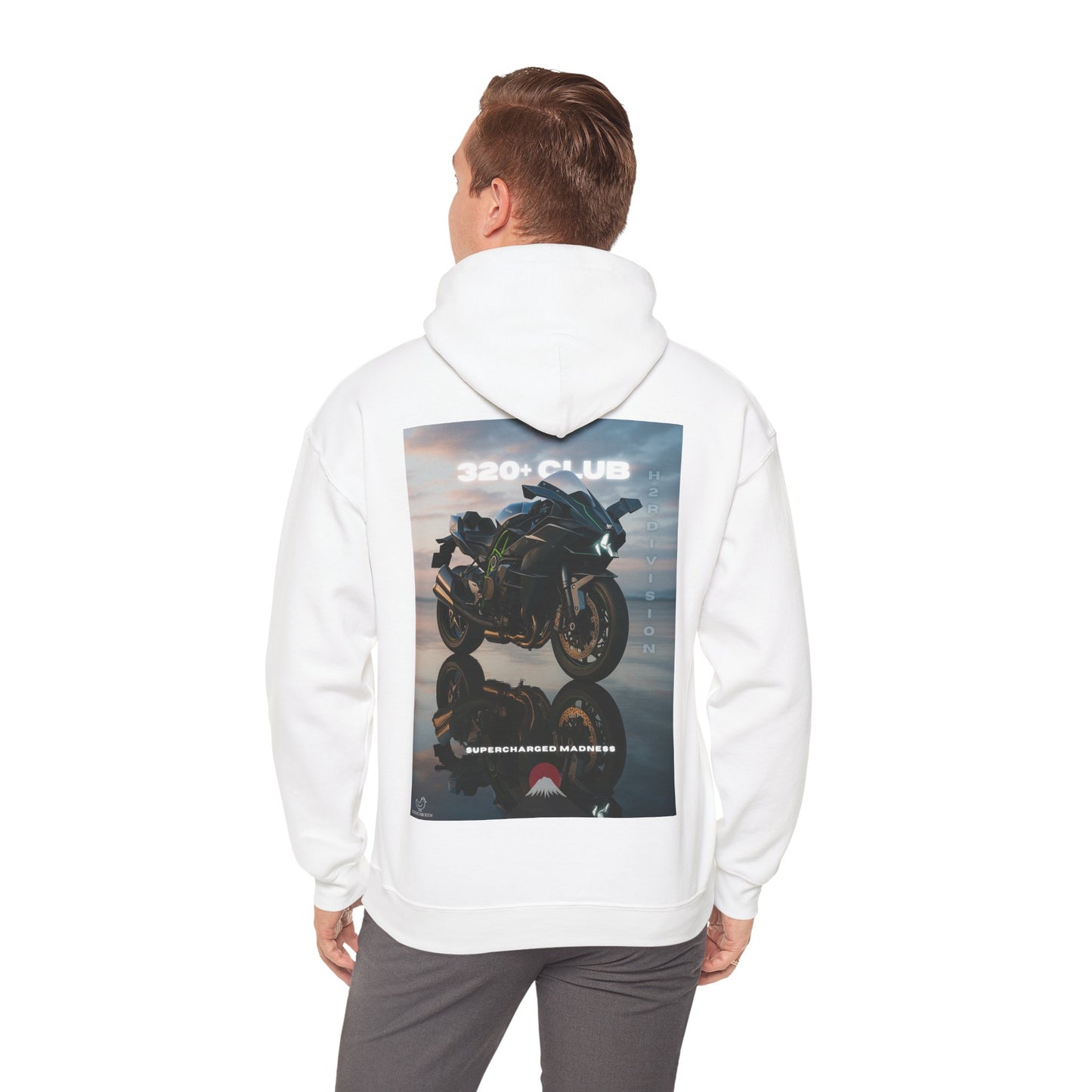 H2R Racing-Inspired Unisex Heavy Blend Hoodie with Graphic Art Design