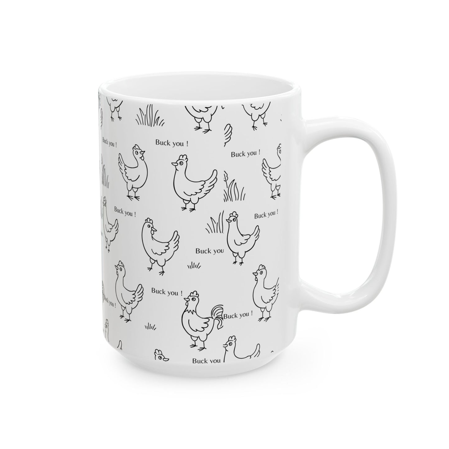 Buck you! Becher