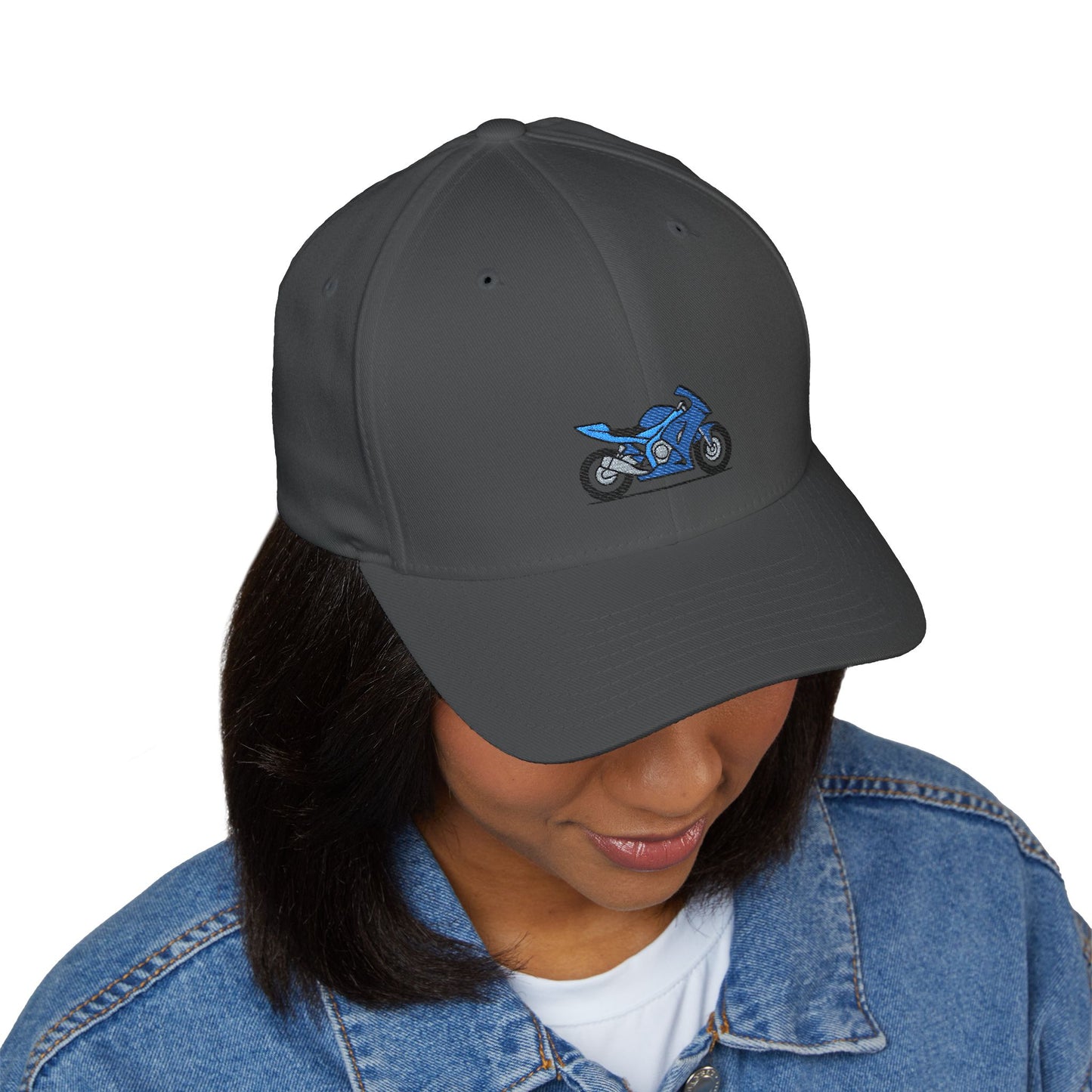 Motorcycle Embroidered Cap - Perfect Gift for Bikers