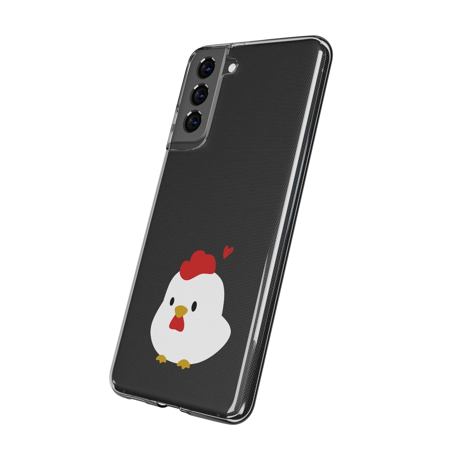 Cute Chicken Soft Phone Case, Animal Phone Cover for Farm Lovers, Gifts for Her, Cute Smartphone Accessory, Chicken Lover Gift