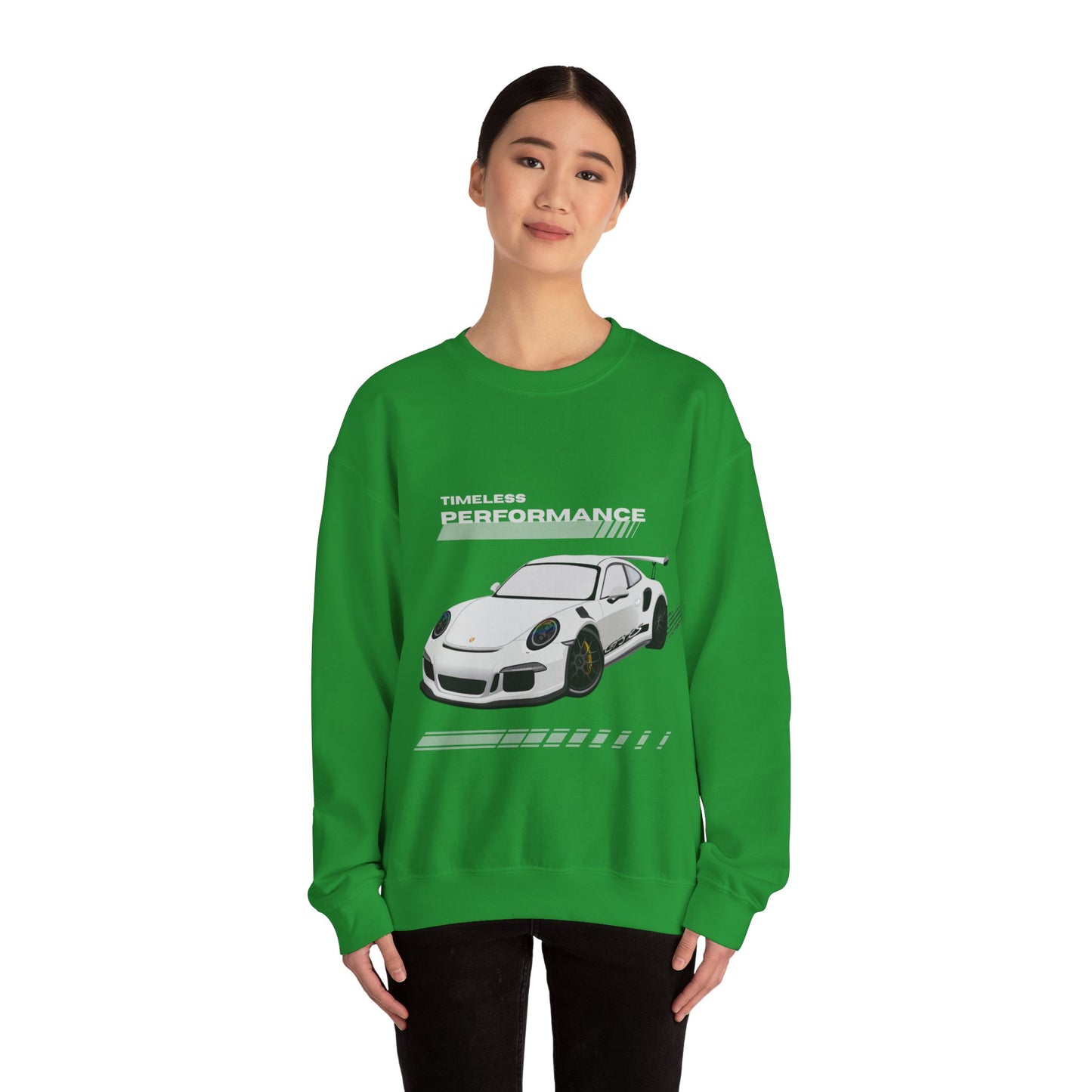 Timeless Performance Sweatshirt, Racing Apparel, Car Enthusiast Gift, Unisex Crewneck, Automotive Style, Gift for Him