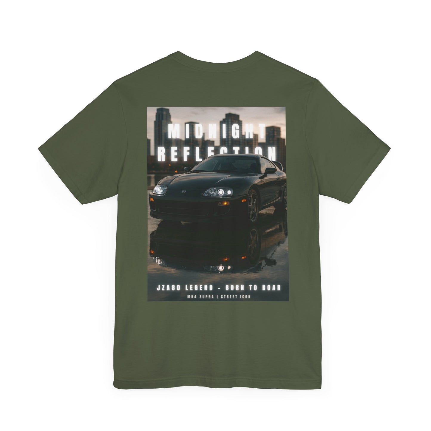 Midnight Reflection Unisex Tee, Casual Streetwear, Car Lovers Gift, Graphic T-Shirt, Everyday Wear, Urban Outfit