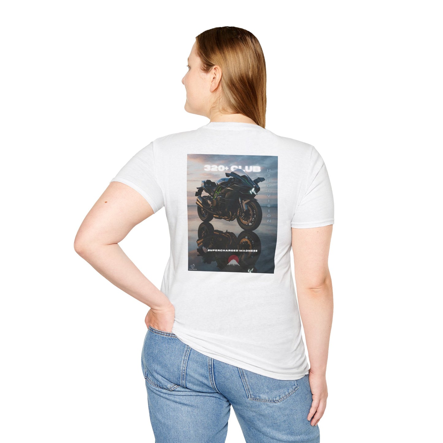 H2R Motorcycle Vibes Unisex Softstyle T-Shirt | Cool Biker Graphic Tee