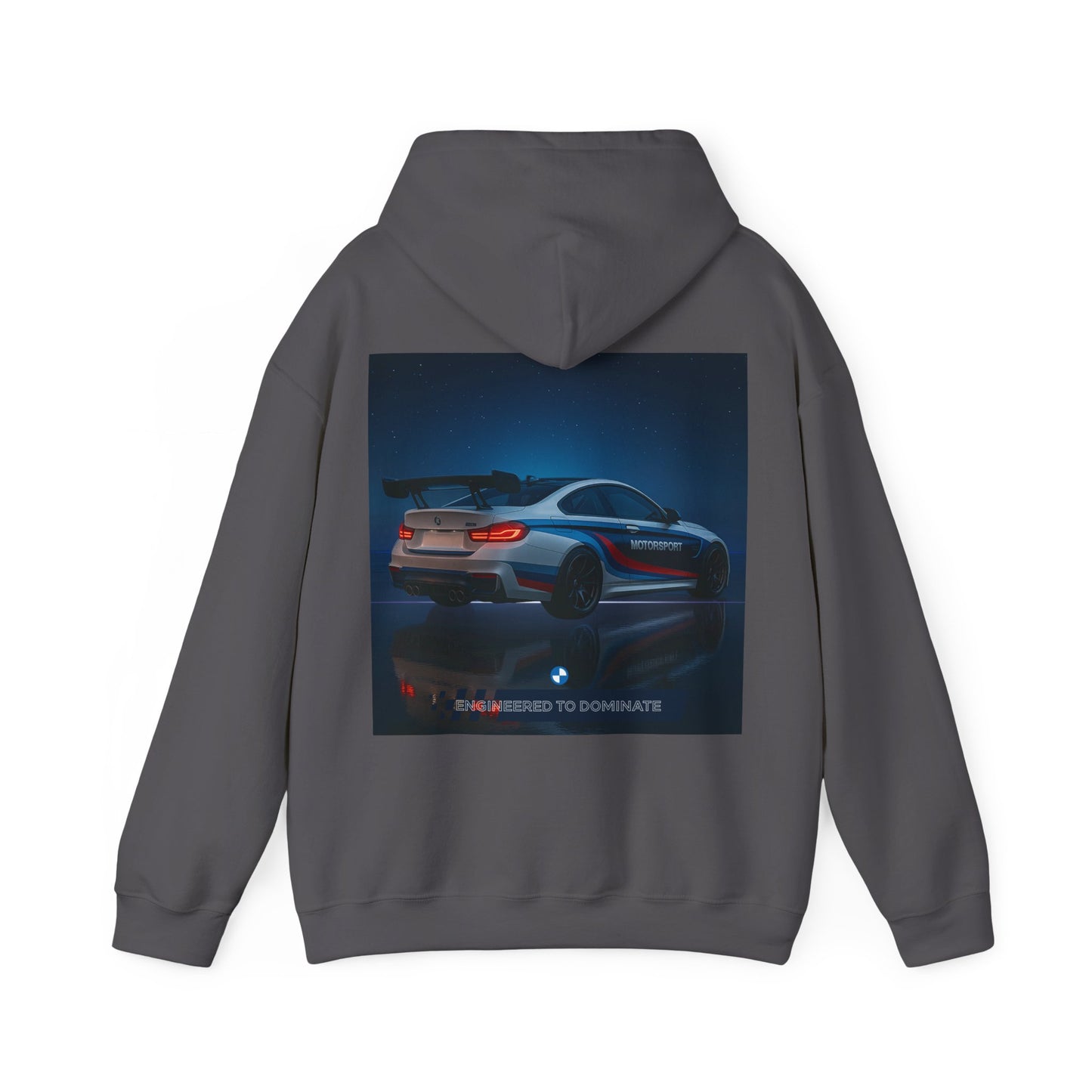 Engineered to Dominate Racing Hoodie - Unisex Heavy Blend Sweatshirt for Car Enthusiasts