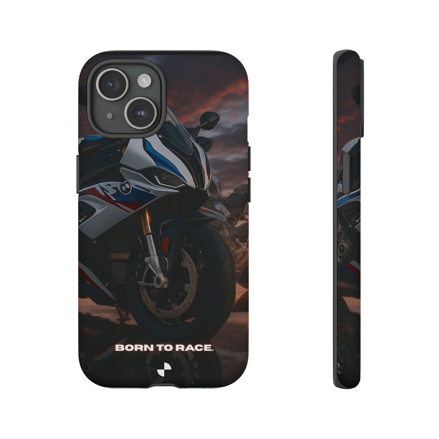 Coque de téléphone pour moto BMW – Design Born to Race