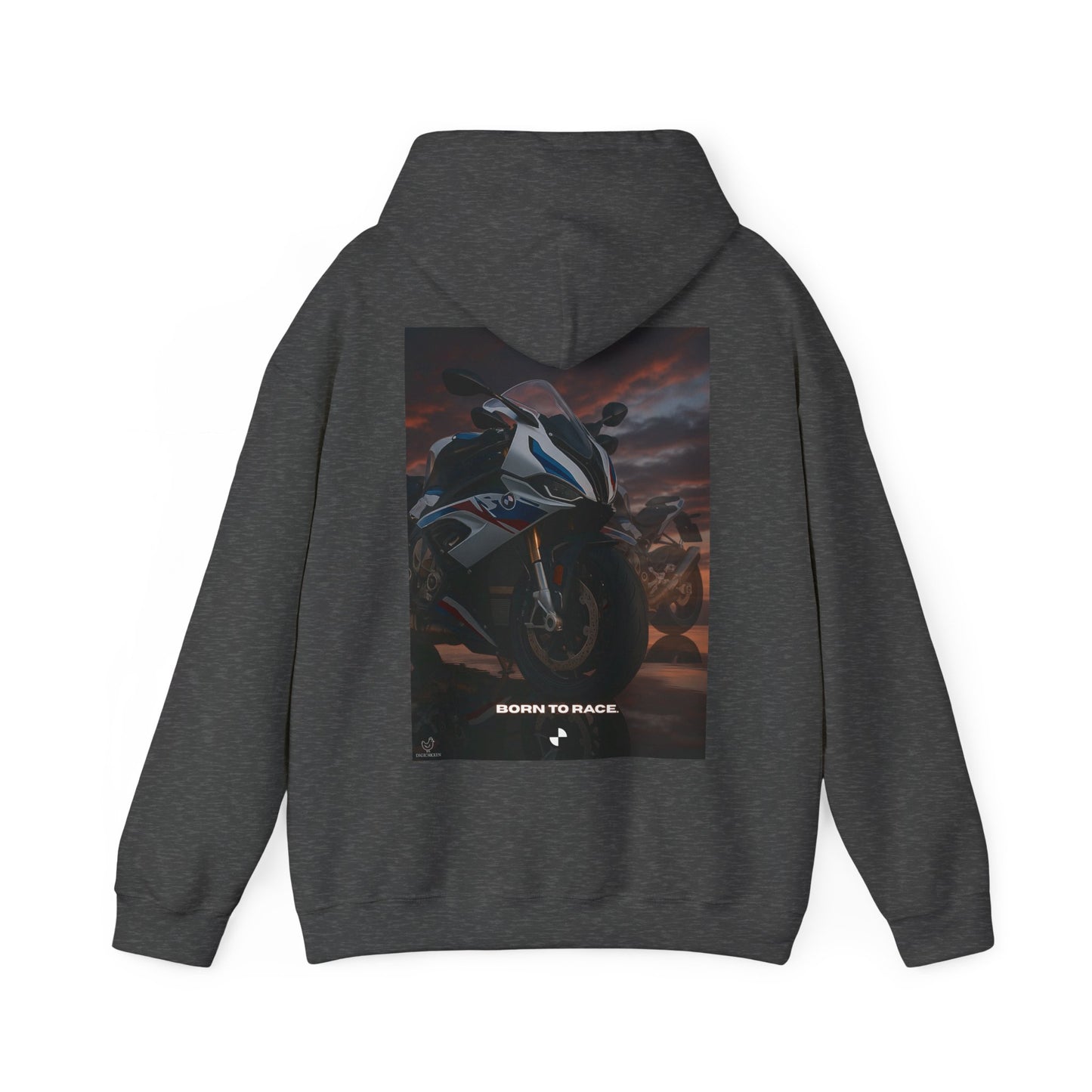 s1000rr Born to Race Unisex Heavy Blend Hoodie - Ideal for Motorcycle Enthusiasts
