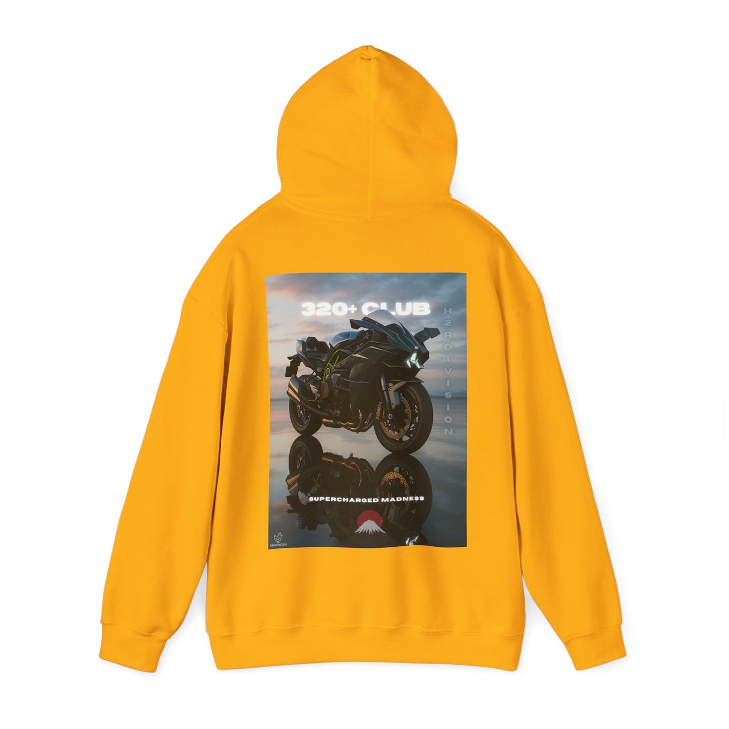 H2R Racing-Inspired Unisex Heavy Blend Hoodie with Graphic Art Design