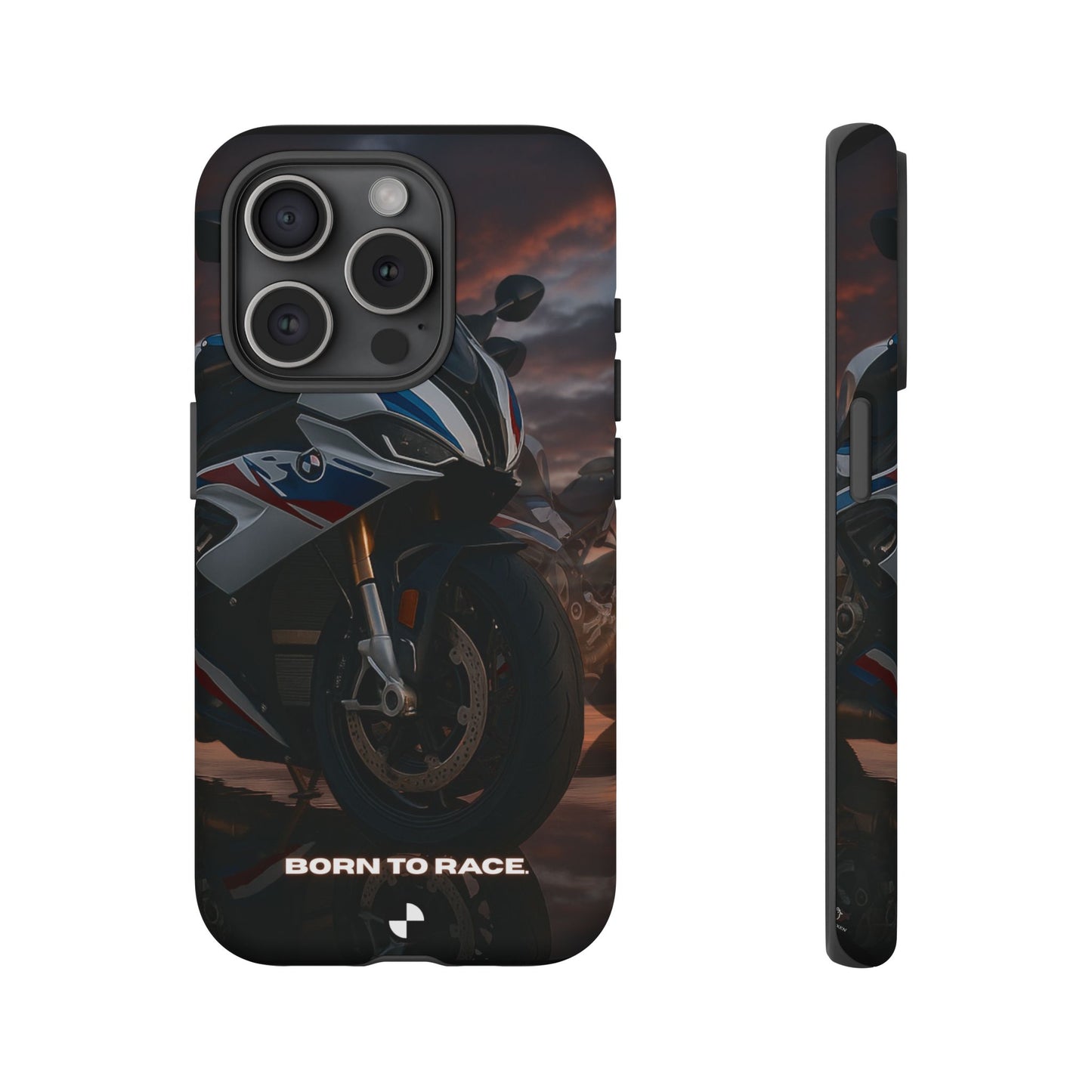 Coque de téléphone pour moto BMW – Design Born to Race