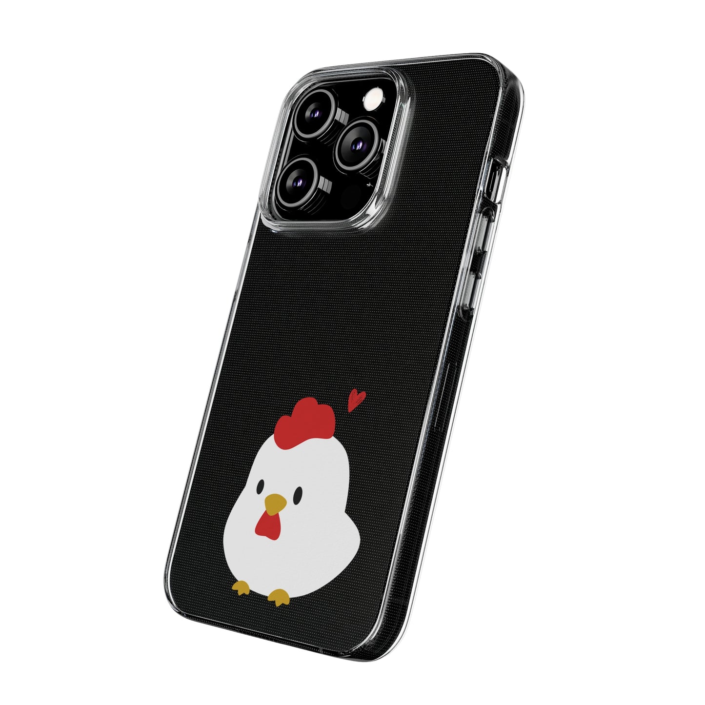 Cute Chicken Soft Phone Case, Animal Phone Cover for Farm Lovers, Gifts for Her, Cute Smartphone Accessory, Chicken Lover Gift