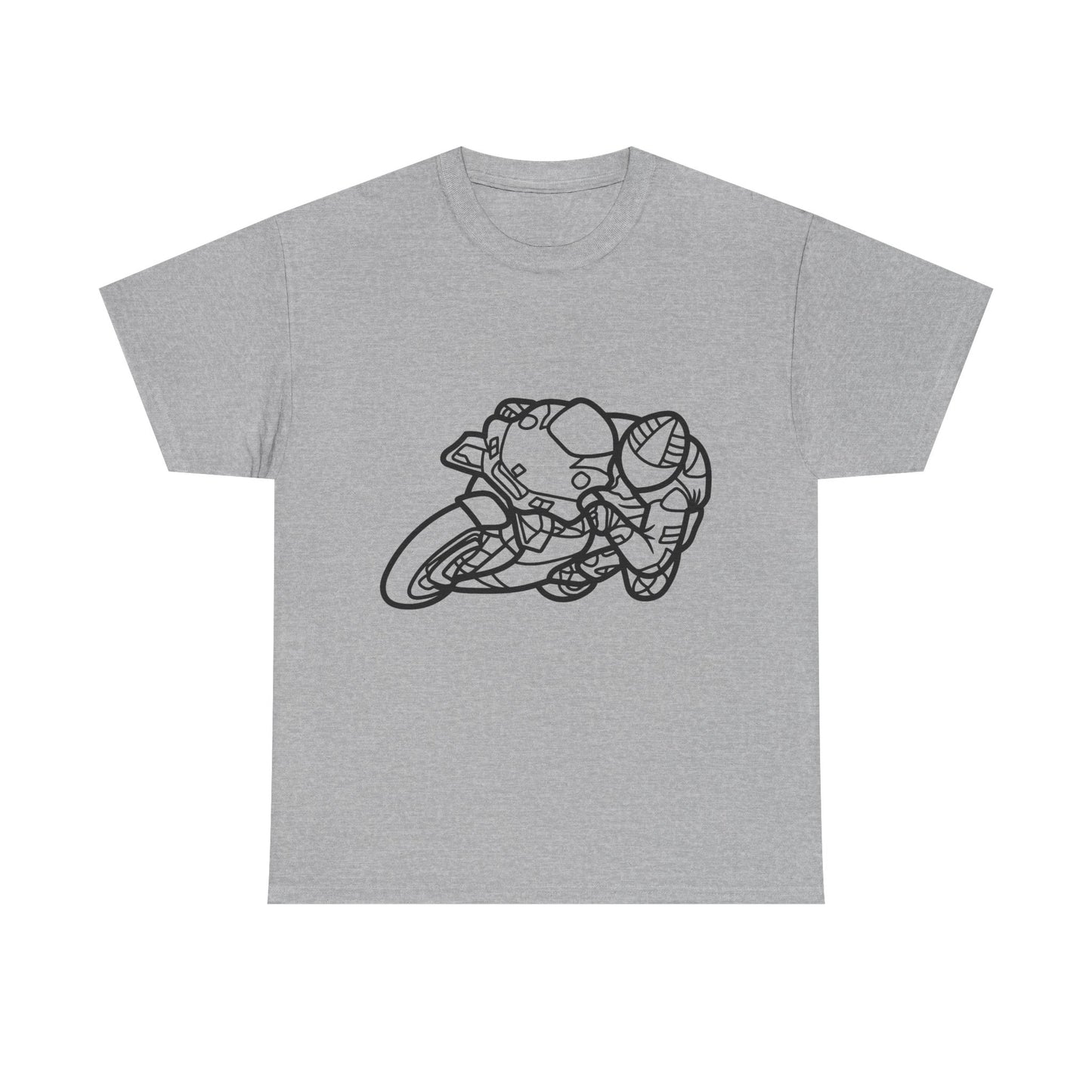 Motorcycle Adventure Tee - Shift and Go, Unisex Heavy Cotton T-Shirt, Biker Gift, Casual Wear, Motorbike Lover Apparel, Ride in Style