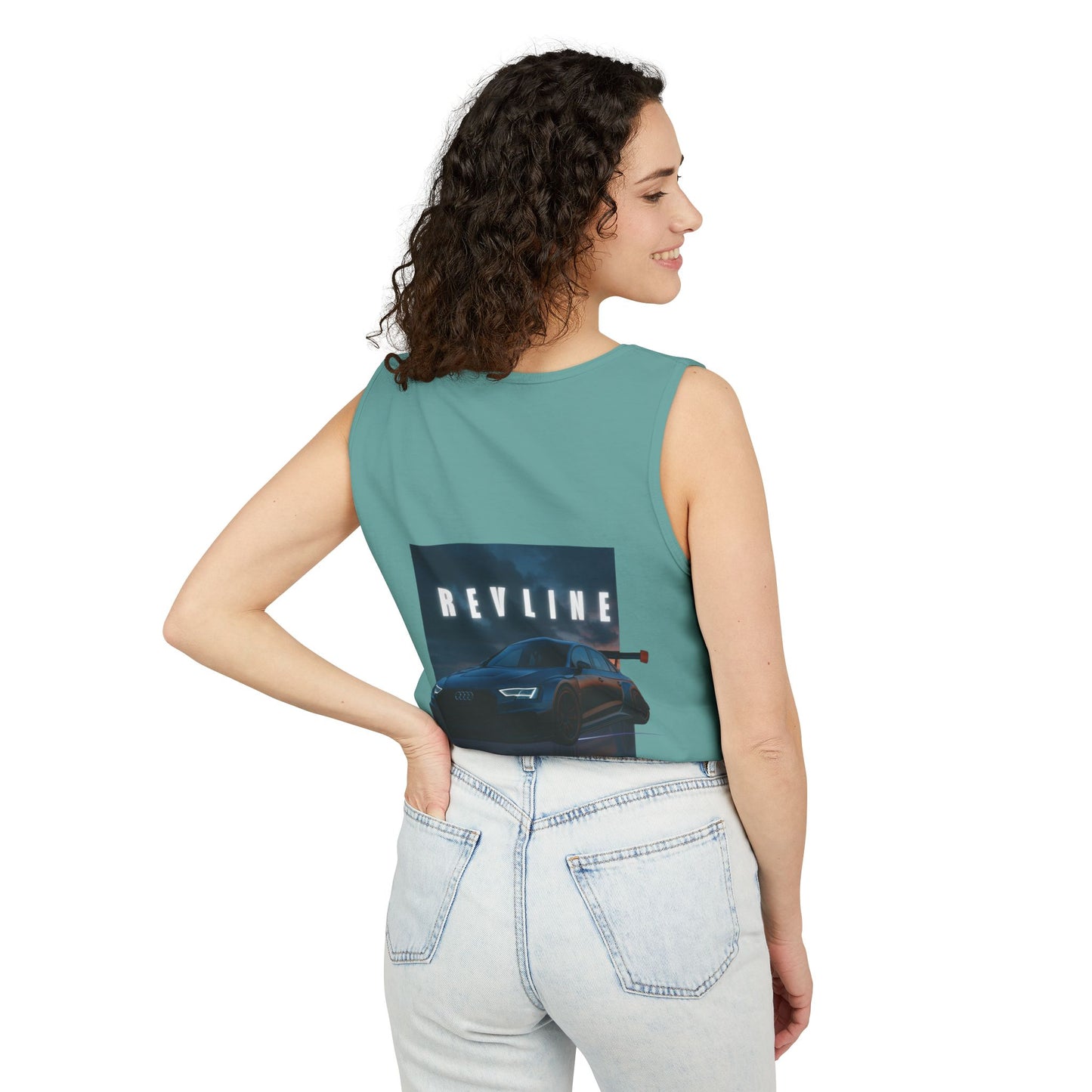 Revline Racing Inspired- Unisex Garment-Dyed Tank Top