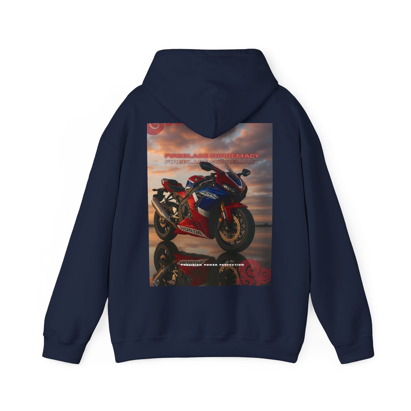Fireblade Unisex Heavy Blend™ Motorcycle Sweatshirt - Retro Bike Design