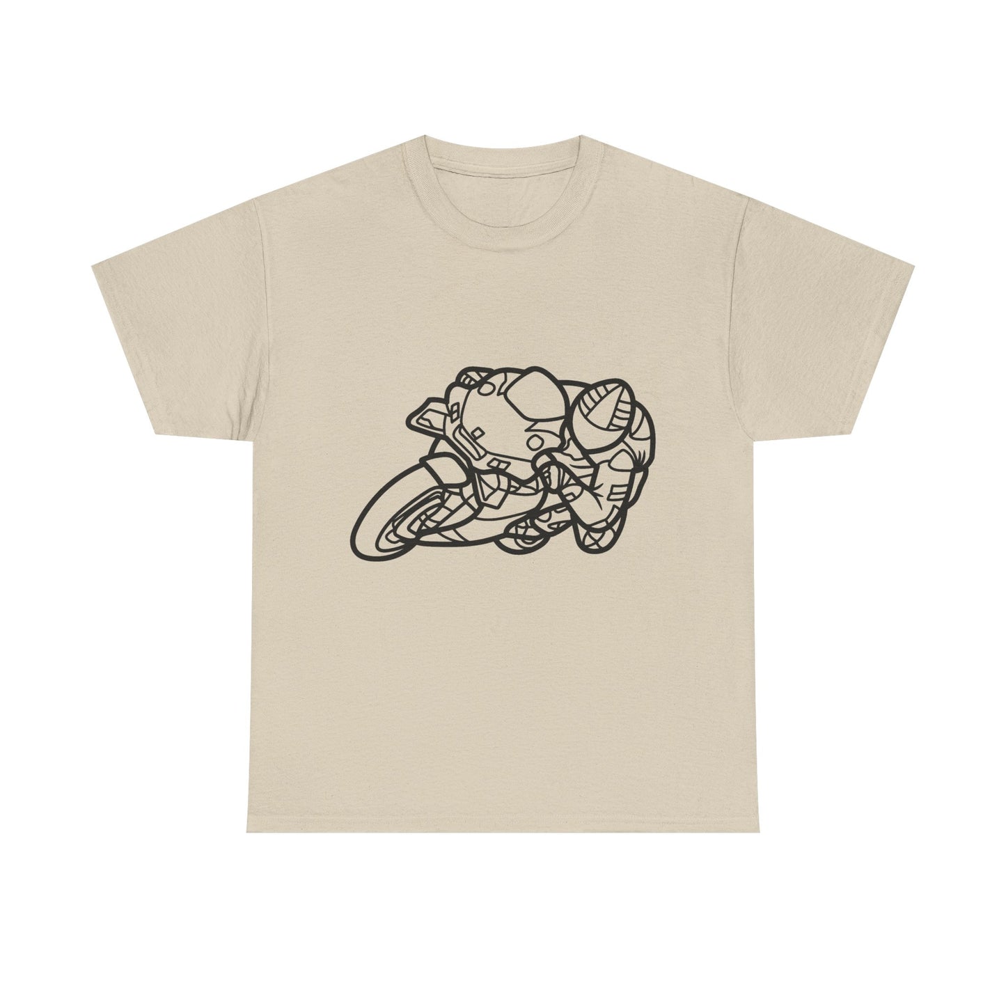 Motorcycle Adventure Tee - Shift and Go, Unisex Heavy Cotton T-Shirt, Biker Gift, Casual Wear, Motorbike Lover Apparel, Ride in Style