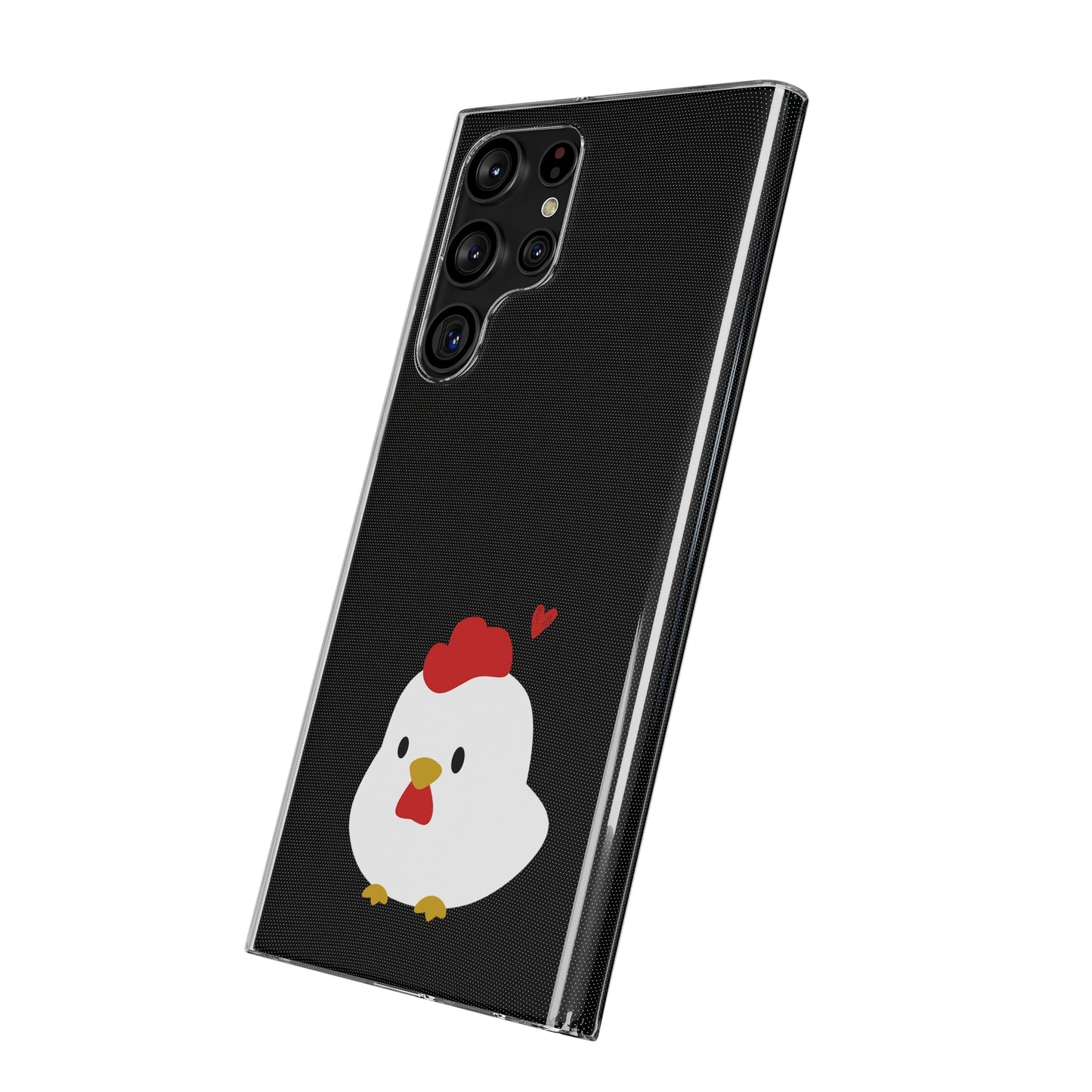 Cute Chicken Soft Phone Case, Animal Phone Cover for Farm Lovers, Gifts for Her, Cute Smartphone Accessory, Chicken Lover Gift
