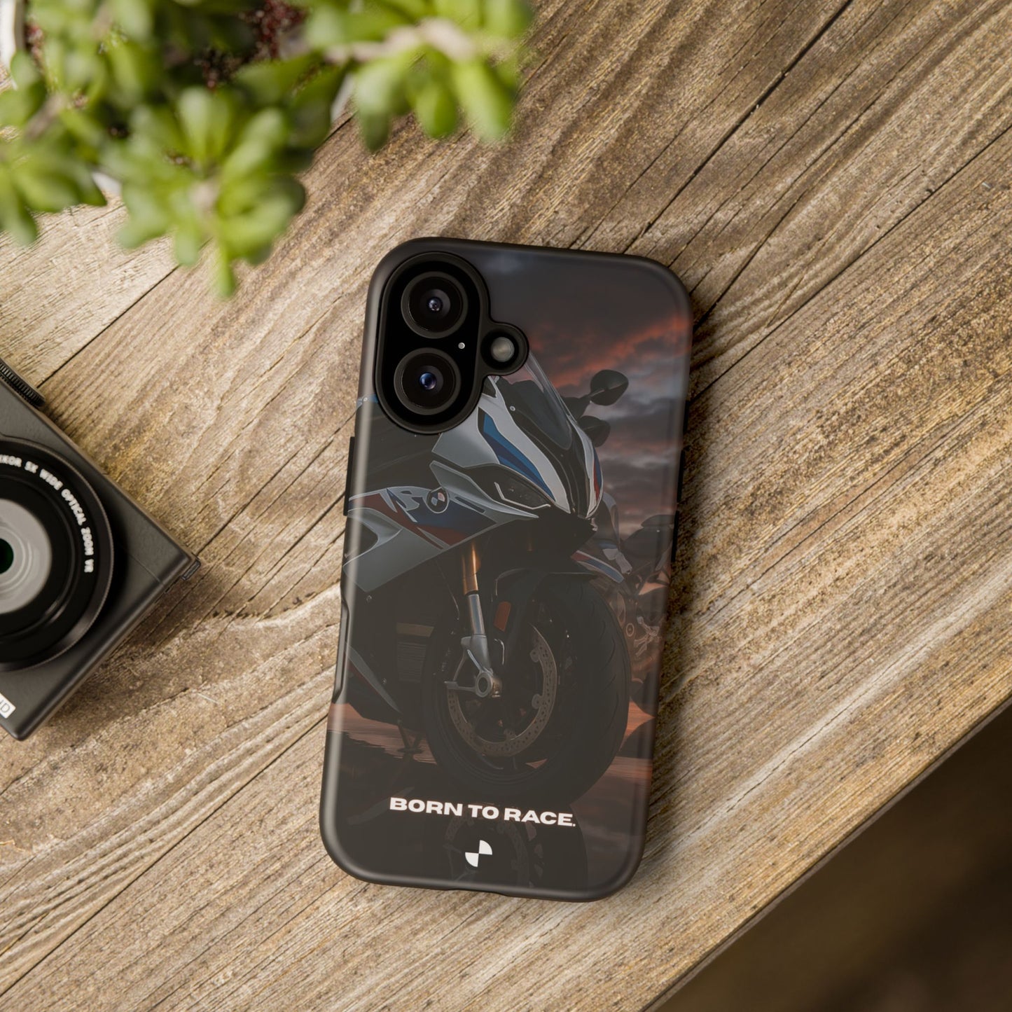 Coque de téléphone pour moto BMW – Design Born to Race