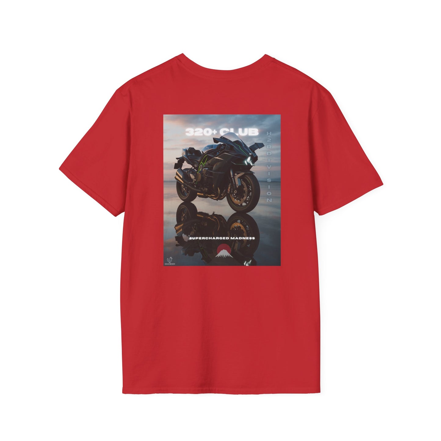 H2R Motorcycle Vibes Unisex Softstyle T-Shirt | Cool Biker Graphic Tee