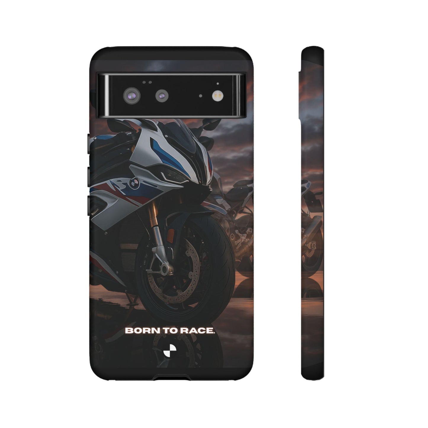 Coque de téléphone pour moto BMW – Design Born to Race