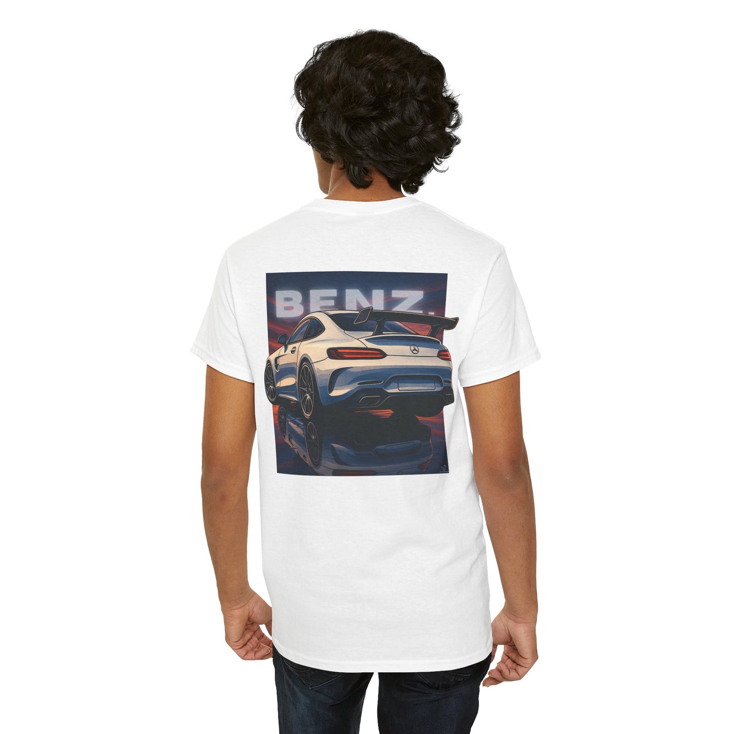 T-shirt de course inspiré de Benz - T-shirt unisexe avec imprimé cool au dos
