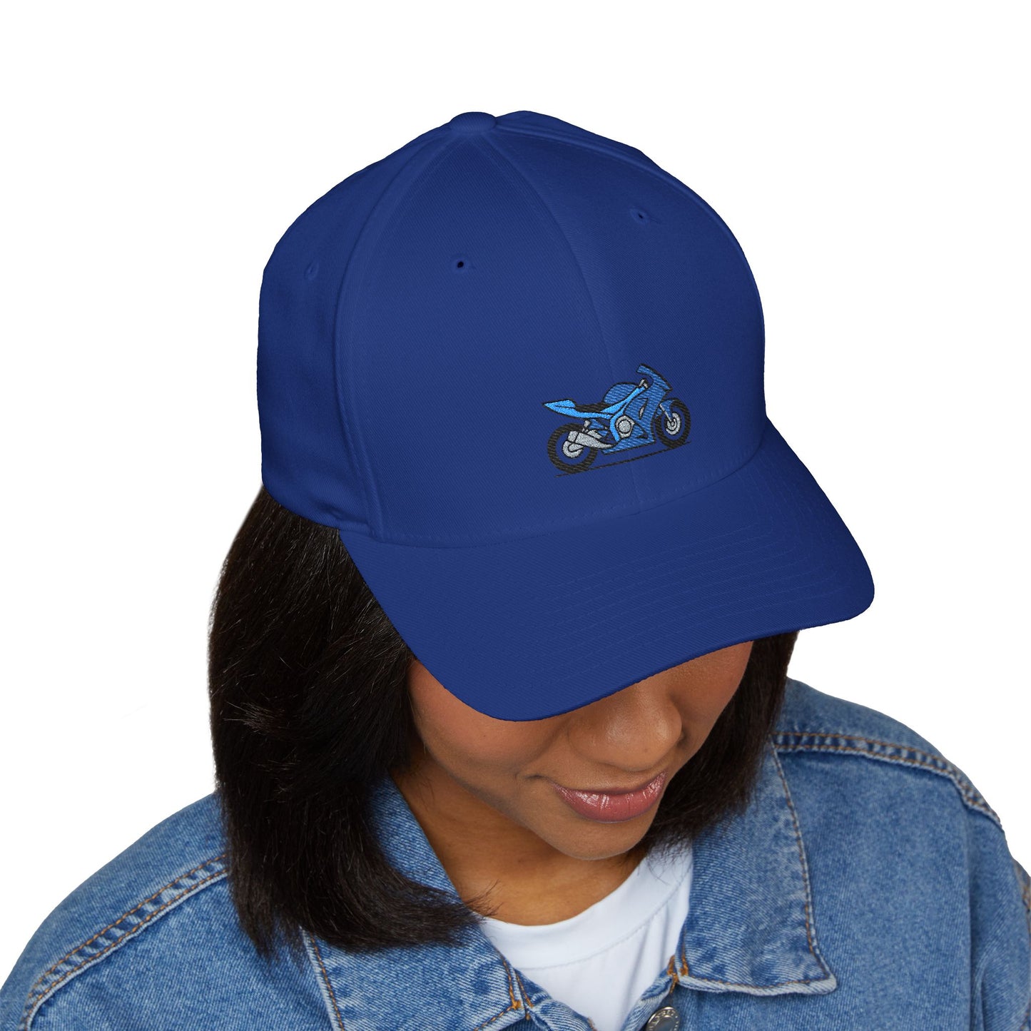 Motorcycle Embroidered Cap - Perfect Gift for Bikers