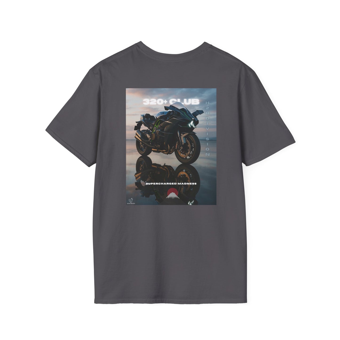 H2R Motorcycle Vibes Unisex Softstyle T-Shirt | Cool Biker Graphic Tee