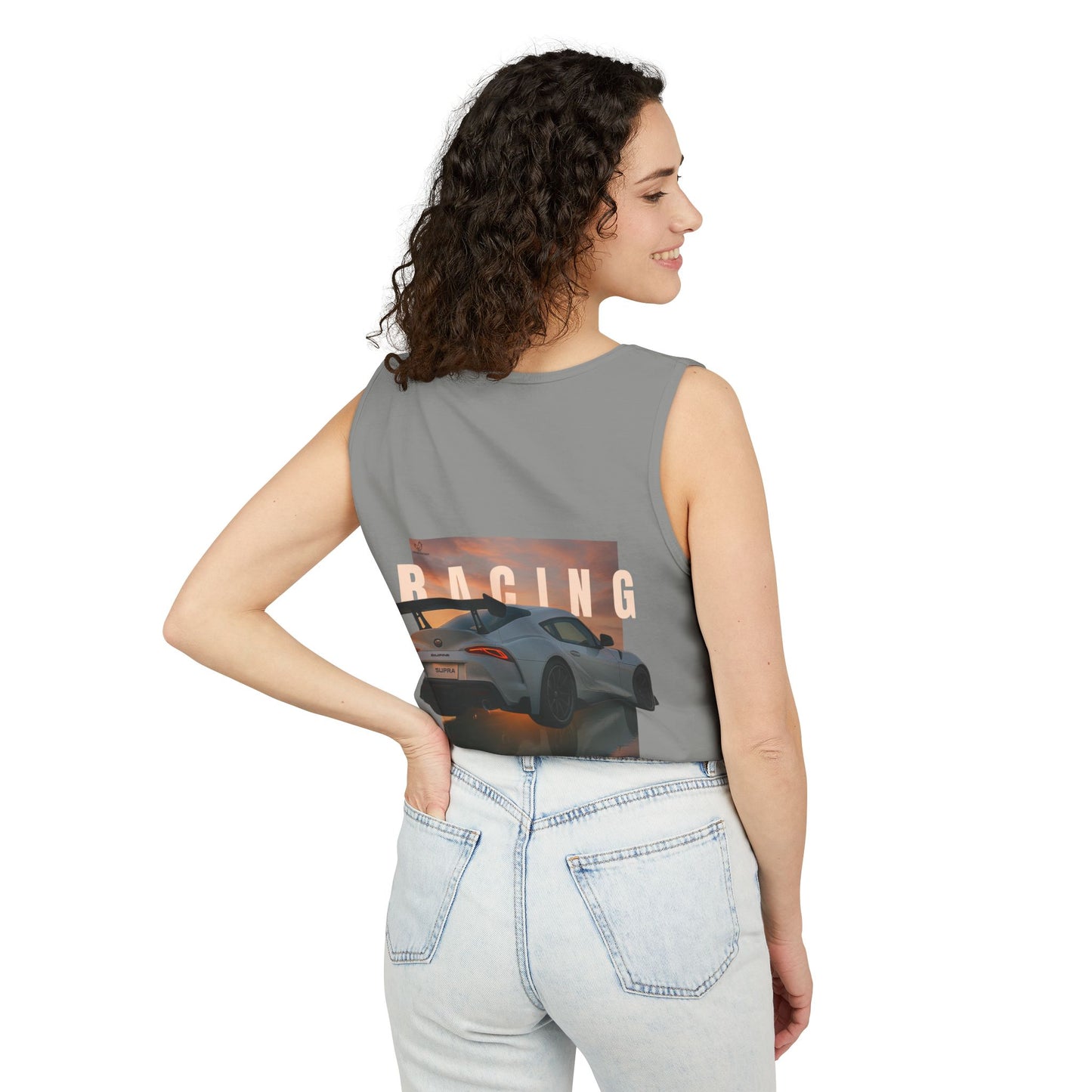 Racing Stututu Car - Unisex Garment-Dyed Tank Top