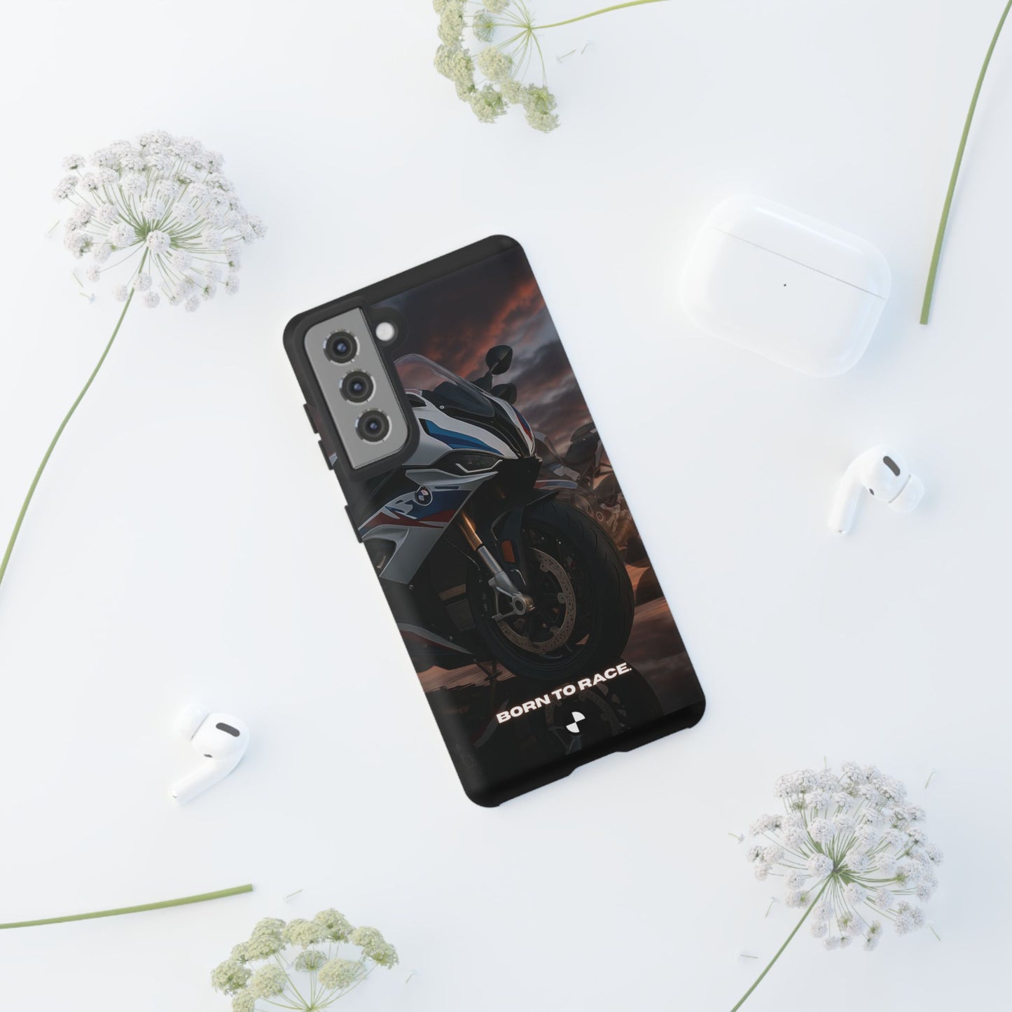 Coque de téléphone pour moto BMW – Design Born to Race