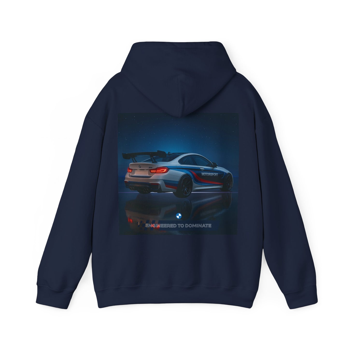 Engineered to Dominate Racing Hoodie - Unisex Heavy Blend Sweatshirt for Car Enthusiasts