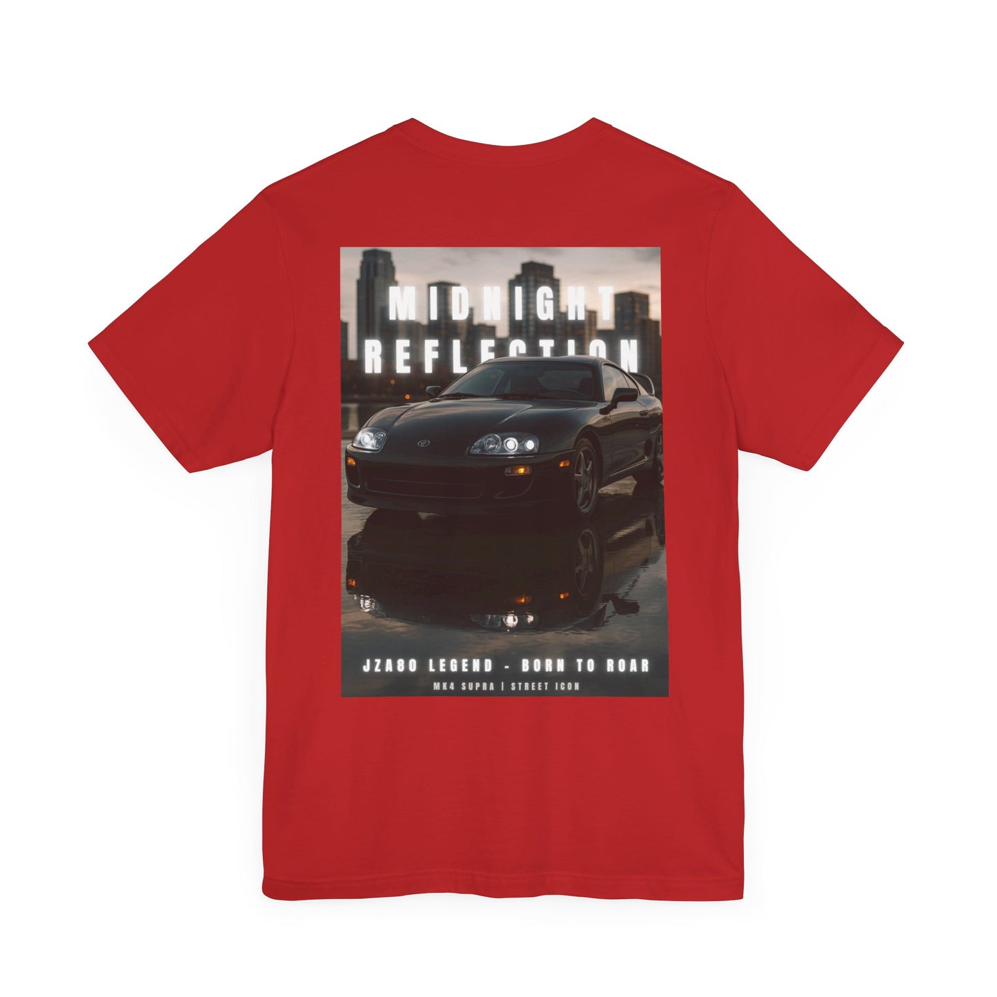 Midnight Reflection Unisex Tee, Casual Streetwear, Car Lovers Gift, Graphic T-Shirt, Everyday Wear, Urban Outfit
