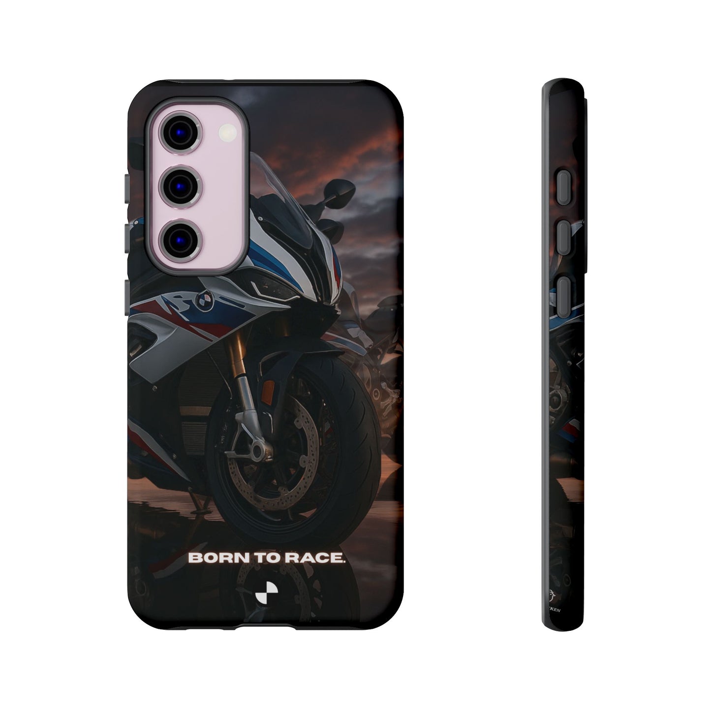 Coque de téléphone pour moto BMW – Design Born to Race