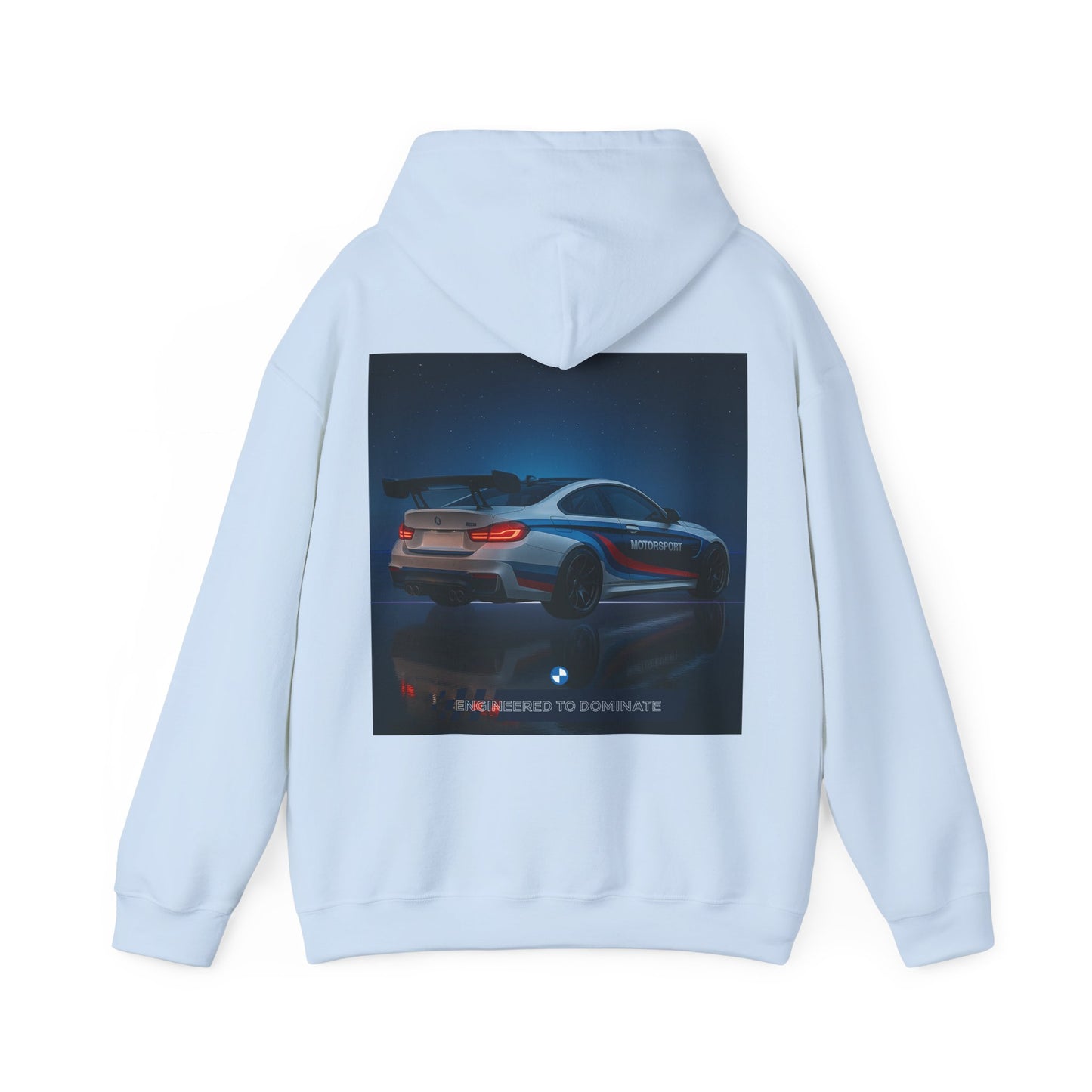 Engineered to Dominate Racing Hoodie - Unisex Heavy Blend Sweatshirt for Car Enthusiasts