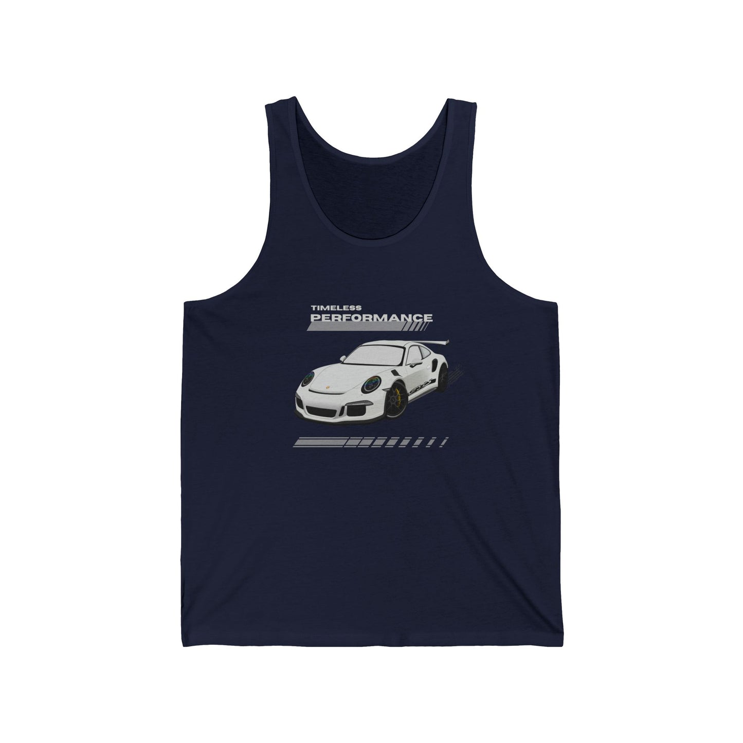 Unisex Jersey Tank - Timeless Performance, Porsche