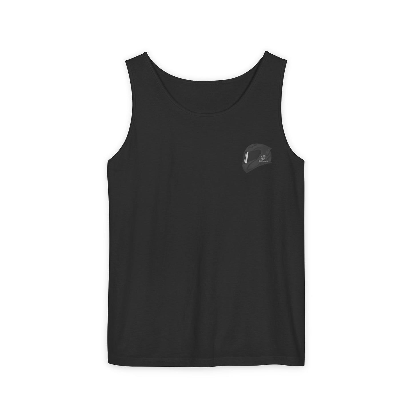 H2R Cool Backprint, Unisex Garment-Dyed Tank Top - 320+ Club Motorcycle Design