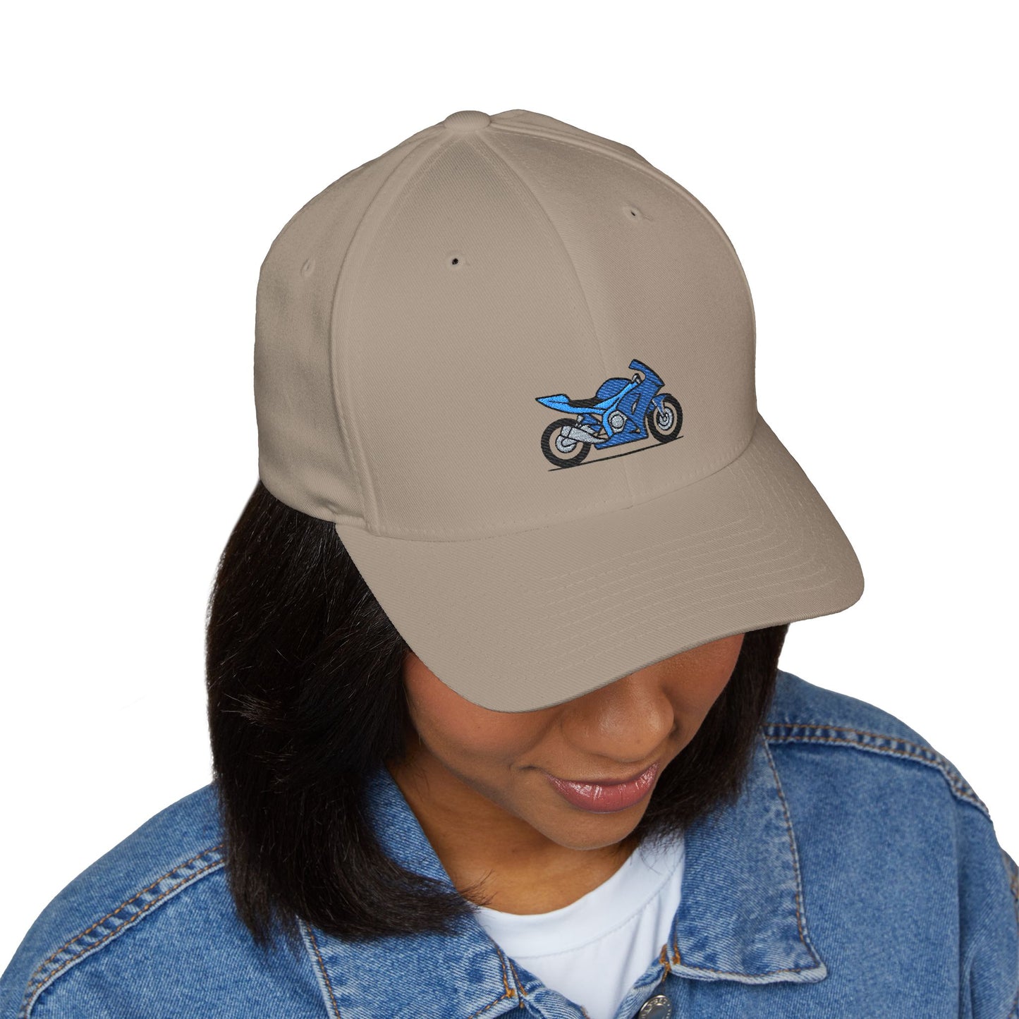 Motorcycle Embroidered Cap - Perfect Gift for Bikers
