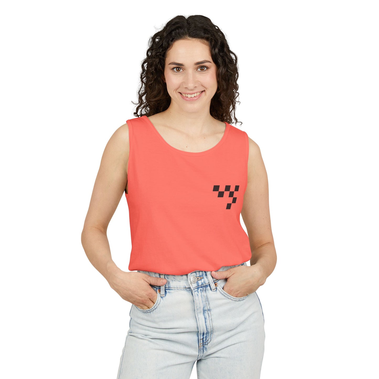 Racing Inspired Unisex Garment-Dyed Tank Top