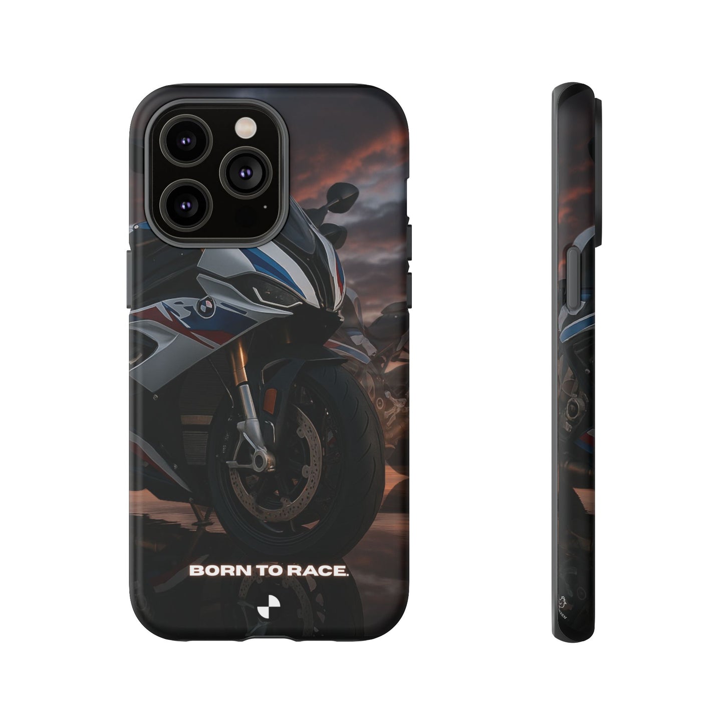Coque de téléphone pour moto BMW – Design Born to Race