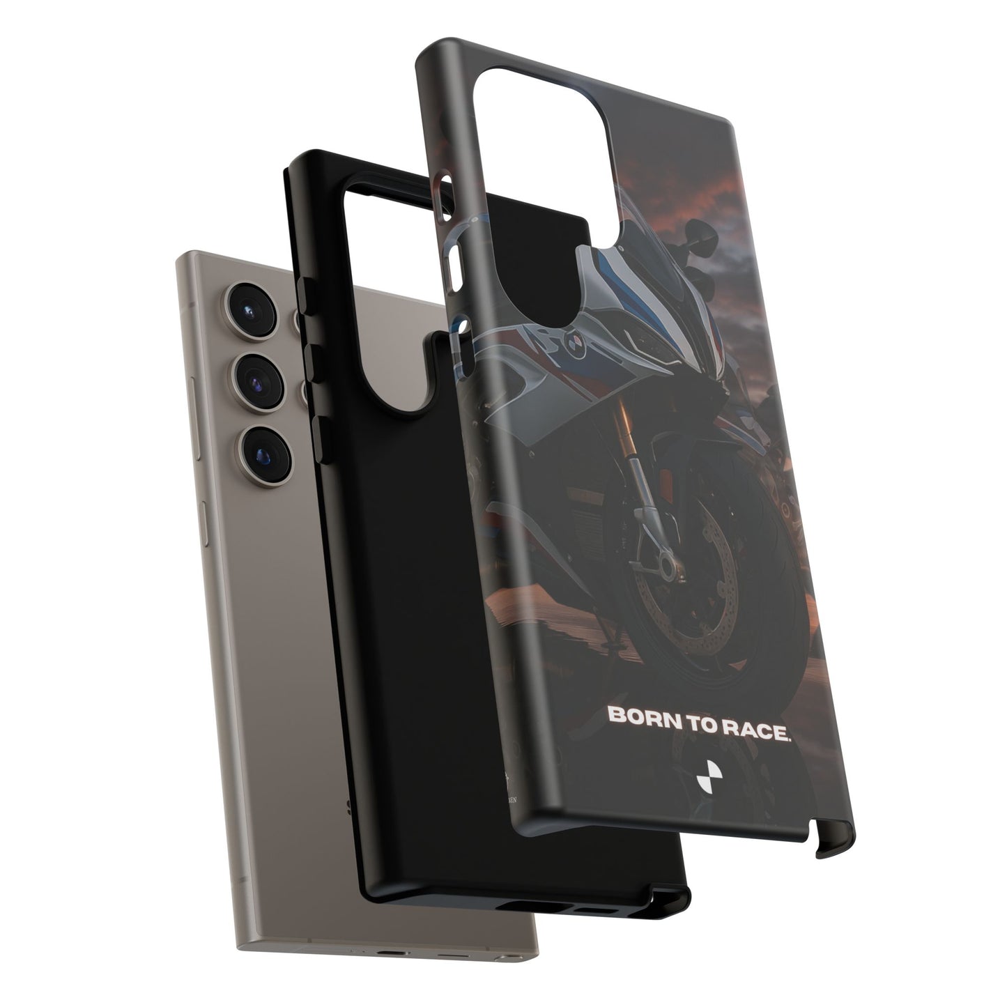 Coque de téléphone pour moto BMW – Design Born to Race