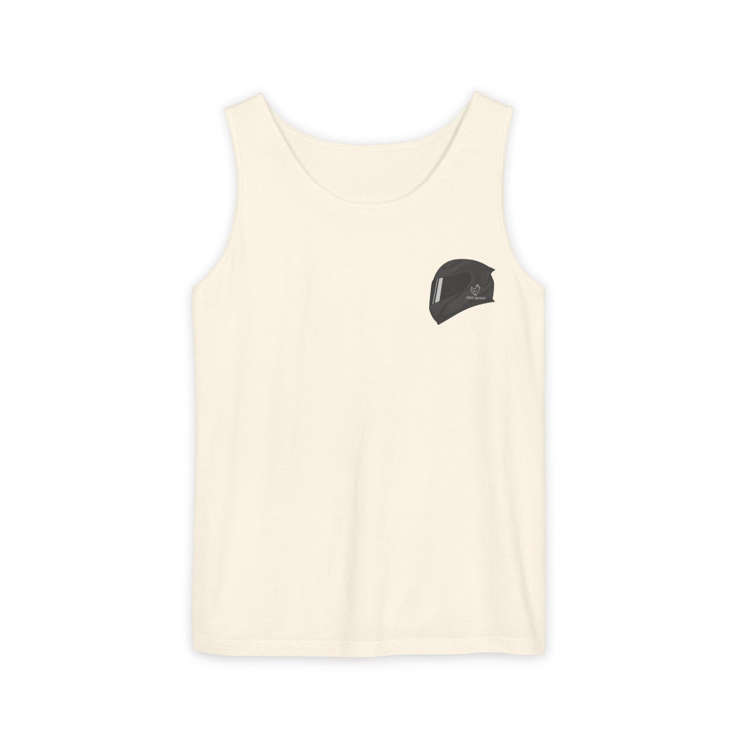 Zx6r Backprint Nice Custom Motorcycle Graphic Tank Top - Unisex Garment-Dyed