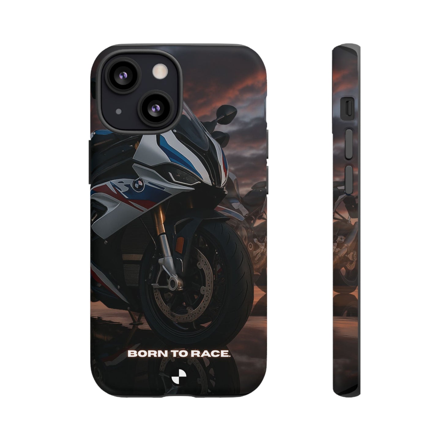 Coque de téléphone pour moto BMW – Design Born to Race