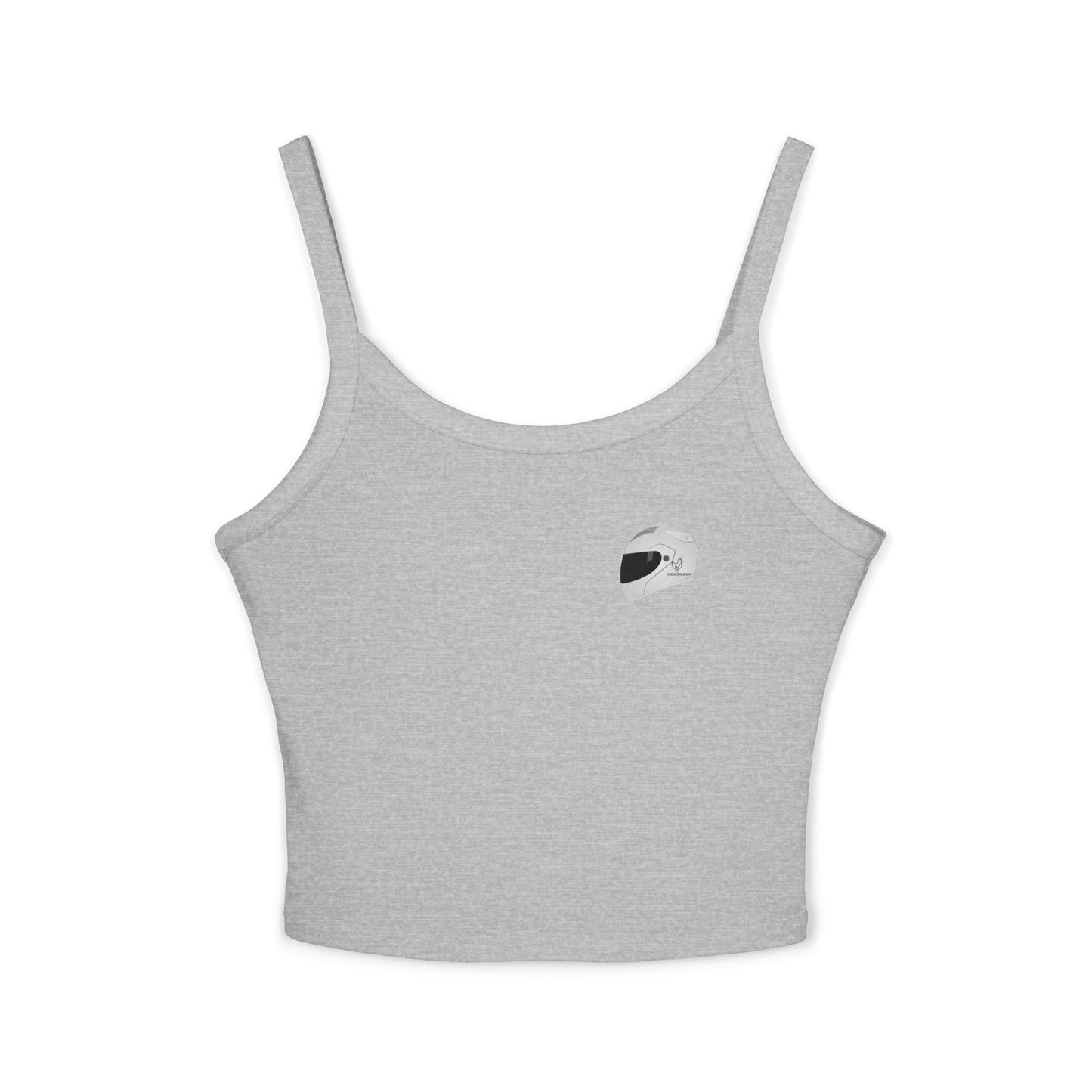 650r Backprint, Motorcycle-Themed Women's Spaghetti Strap Tank Top – Edgy Biker Vibes