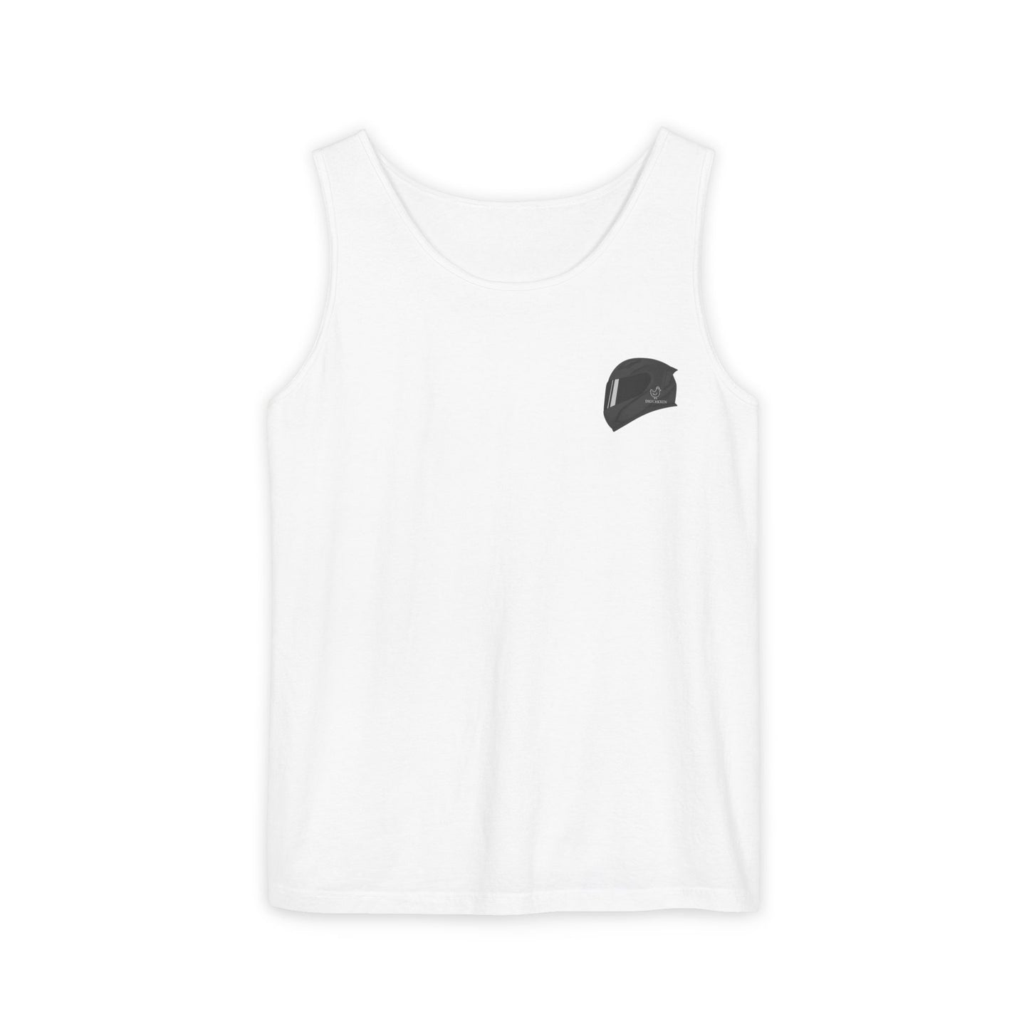 H2R Cool Backprint, Unisex Garment-Dyed Tank Top - 320+ Club Motorcycle Design