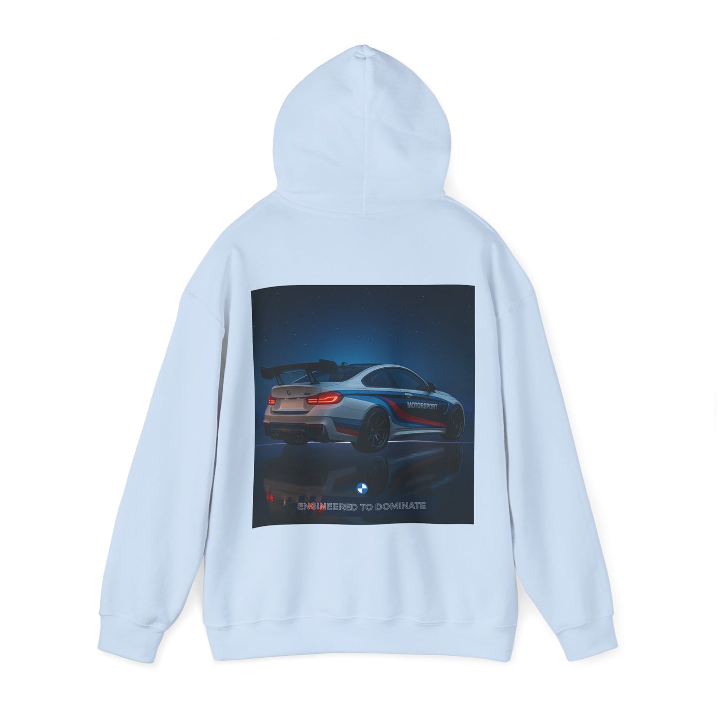Engineered to Dominate Racing Hoodie - Unisex Heavy Blend Sweatshirt for Car Enthusiasts