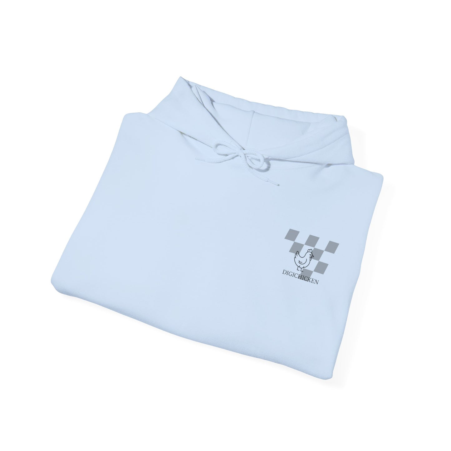 BenZ inspired Racing Hoodie with backprint- White racing car with rear spoiler