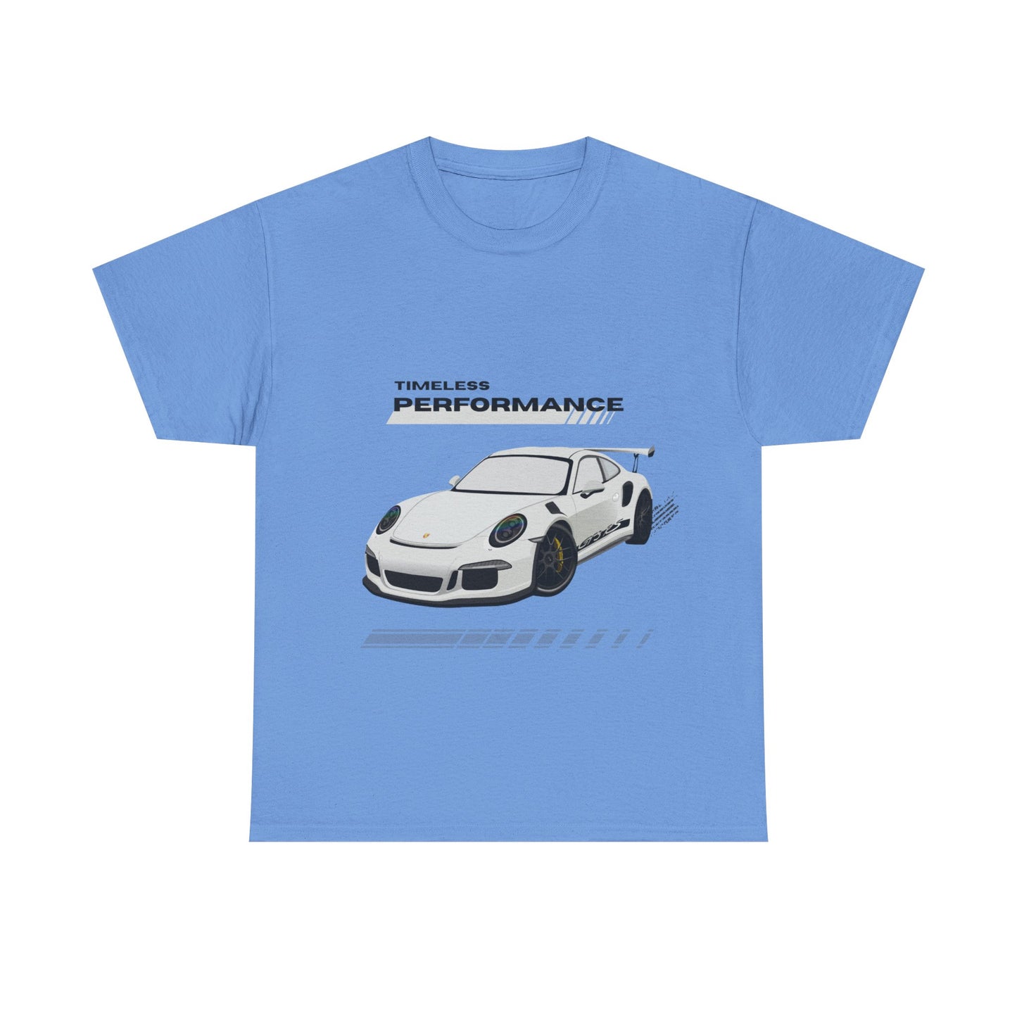 Performance intemporelle, Porsche, T-shirt unisexe en coton épais, T-shirt pour passionné d'automobile, Cadeau automobile, Vêtements de sport automobile, Tenue décontractée, T-shirt unisexe